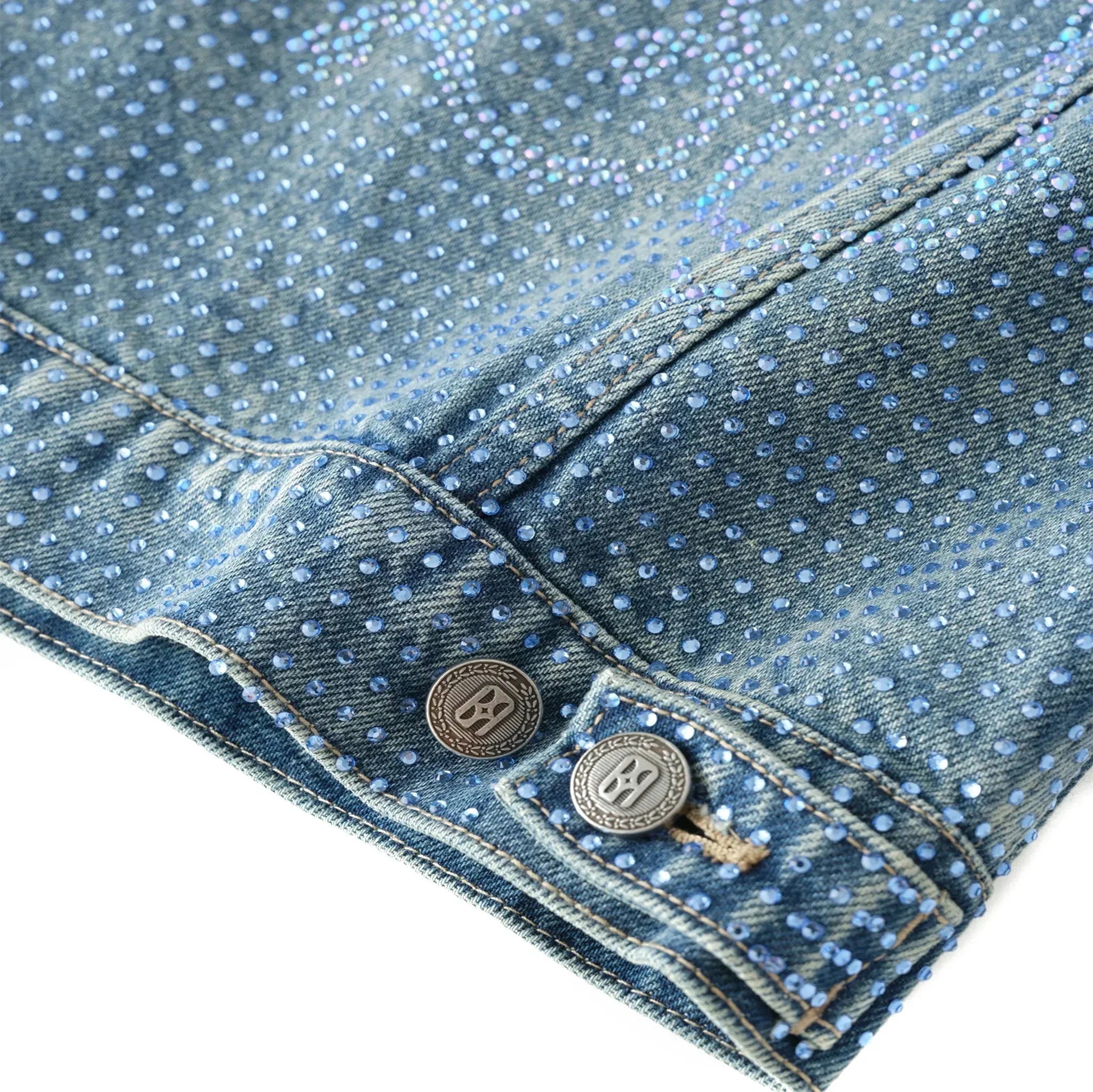 Diamond Vine Denim Jacket - BIRTH OF ROYAL CHILD - VENTURER