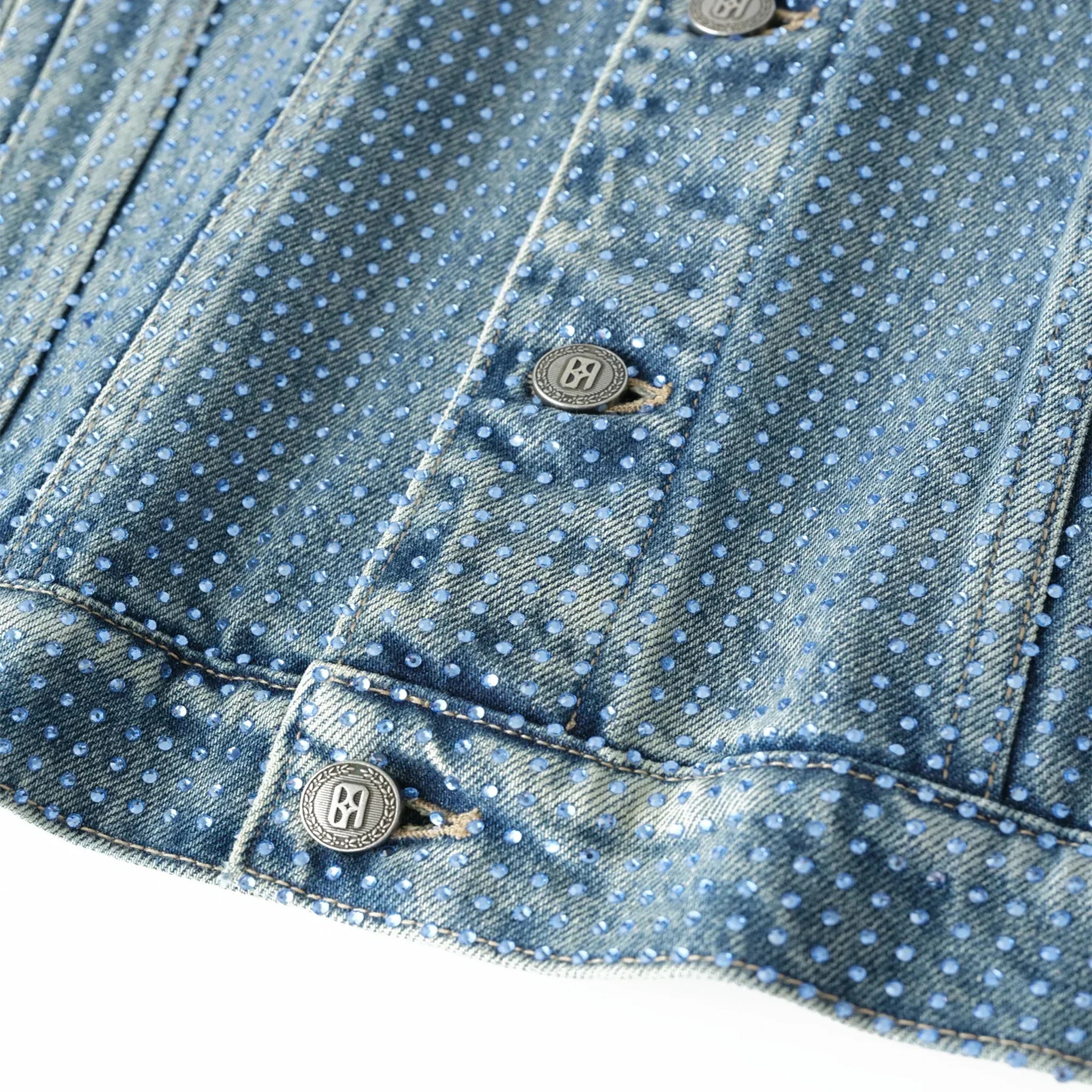 Diamond Vine Denim Jacket - BIRTH OF ROYAL CHILD - VENTURER