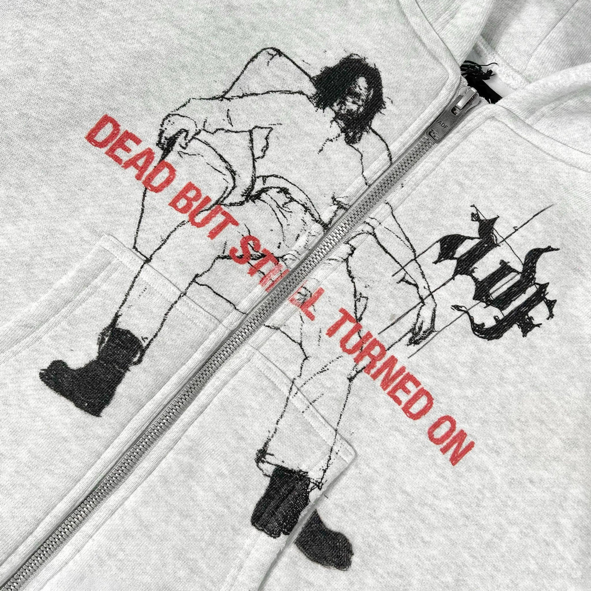 Dead But Still Turned On Zip Hoodie