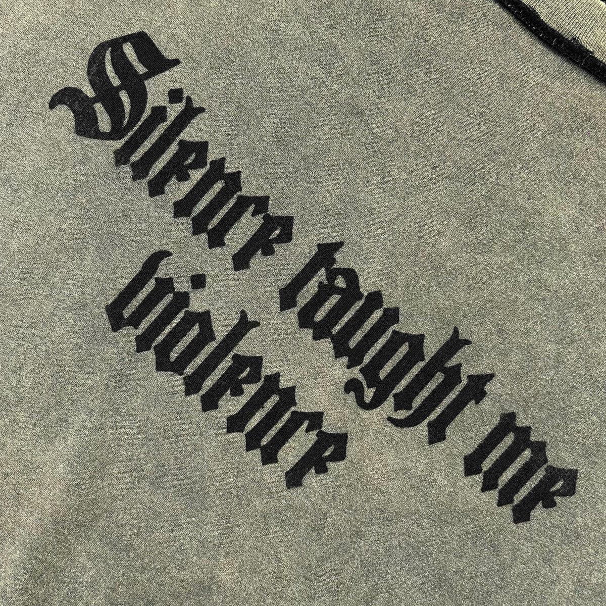 Silence Taught Me Violence Vintage Cropped T-Shirt