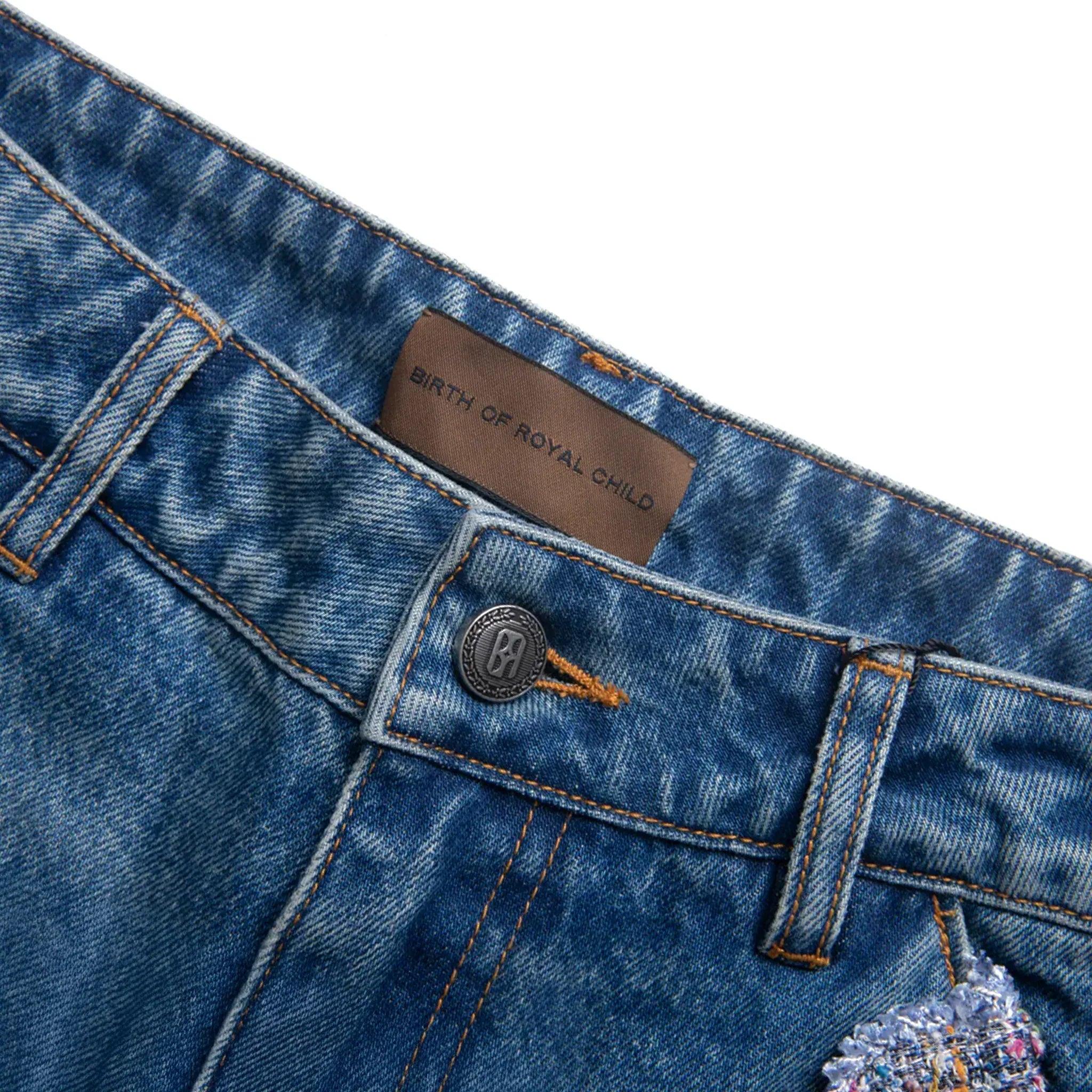 Tweed Patchwork Denim - BIRTH OF ROYAL CHILD - VENTURER