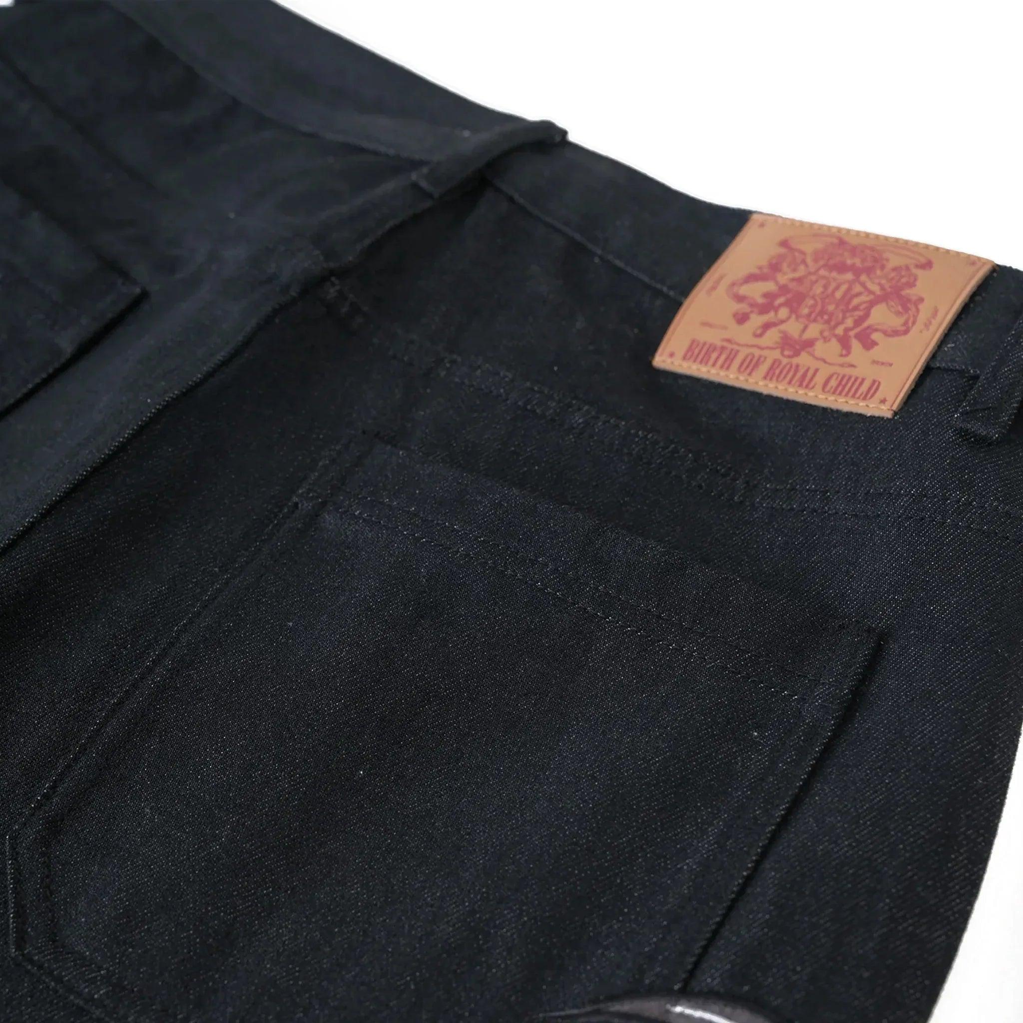 Leather Patch Vine Denim - BIRTH OF ROYAL CHILD - VENTURER