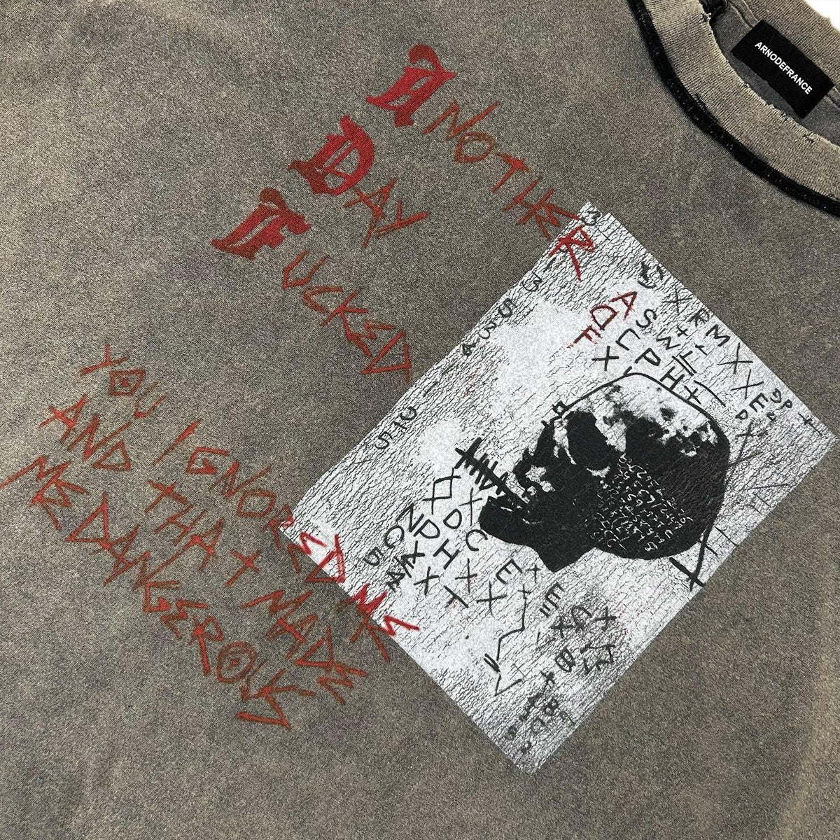 Another Day Fucked Vintage Cropped T-Shirt