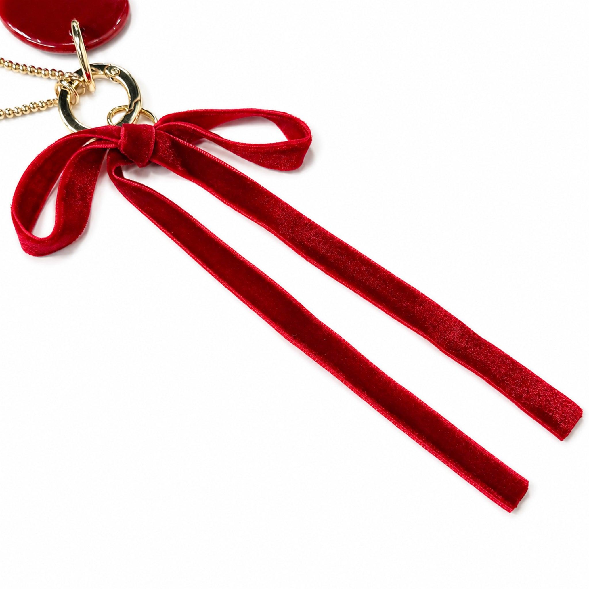 Stud Heart Key Charm