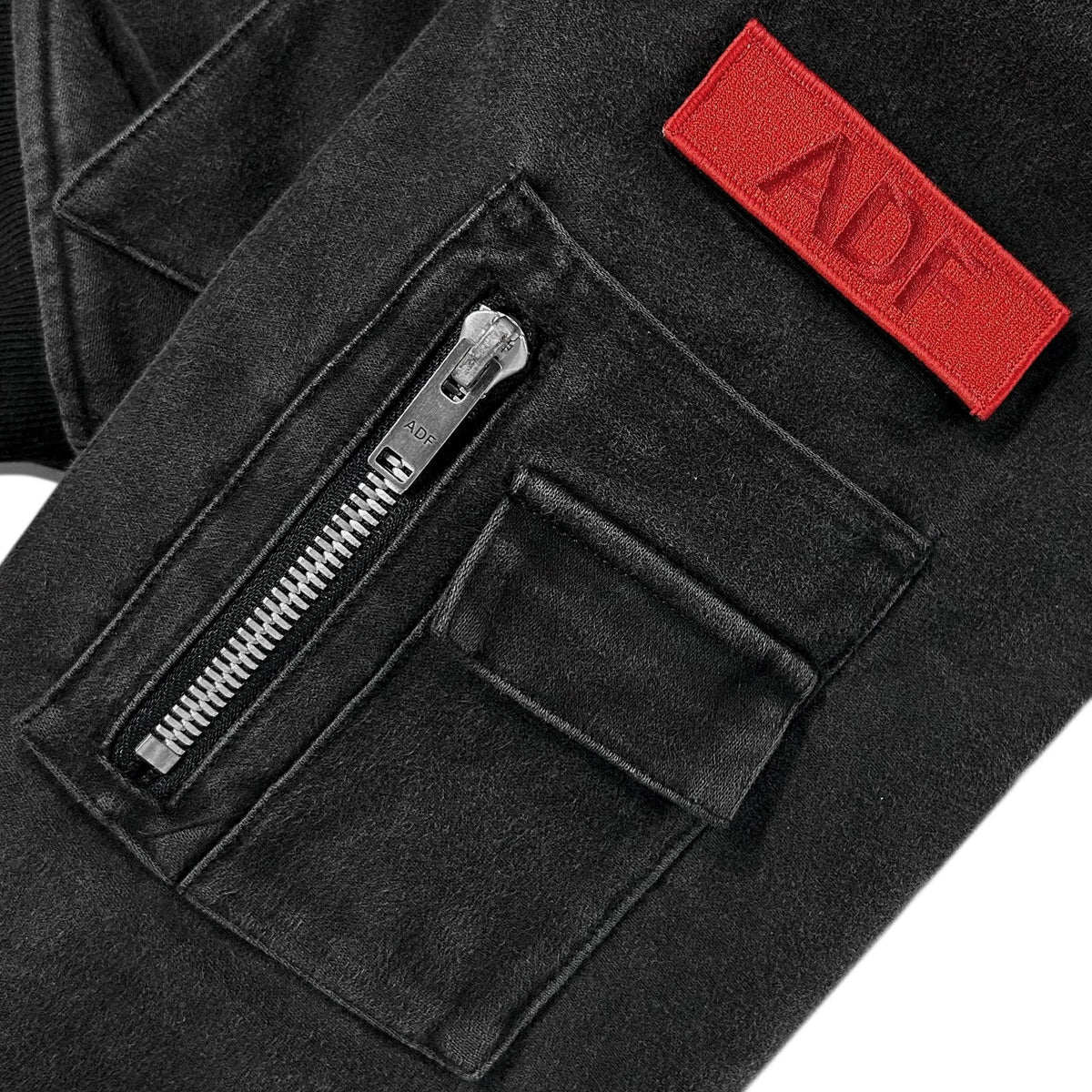 Riot Moleskin Cropped Bomber Jacket
