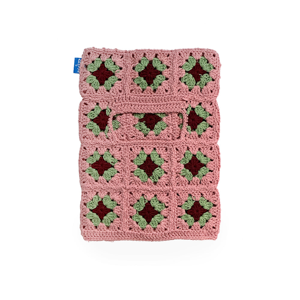 Pink Berry Crochet Ski Mask