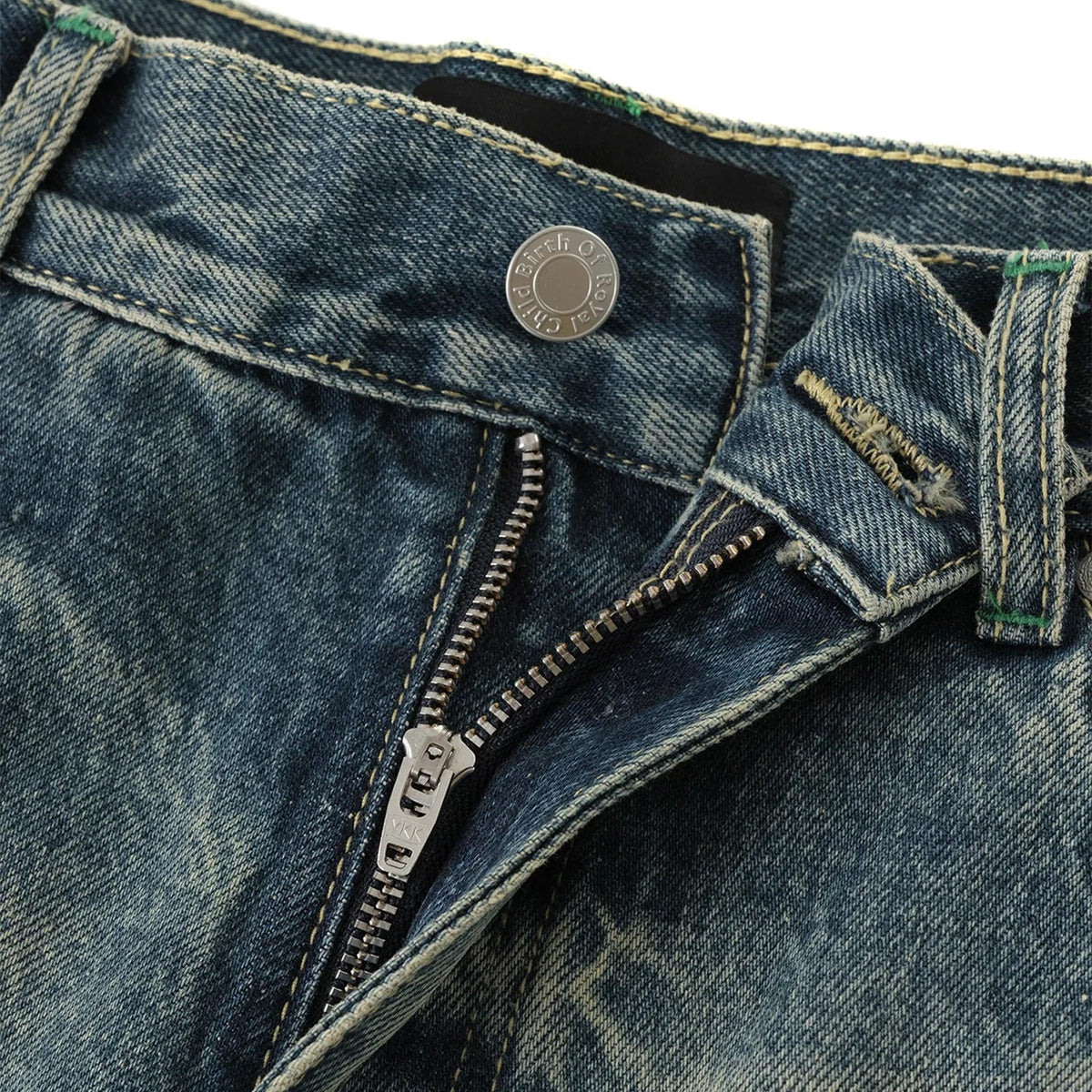 Layered Distressed Jeans