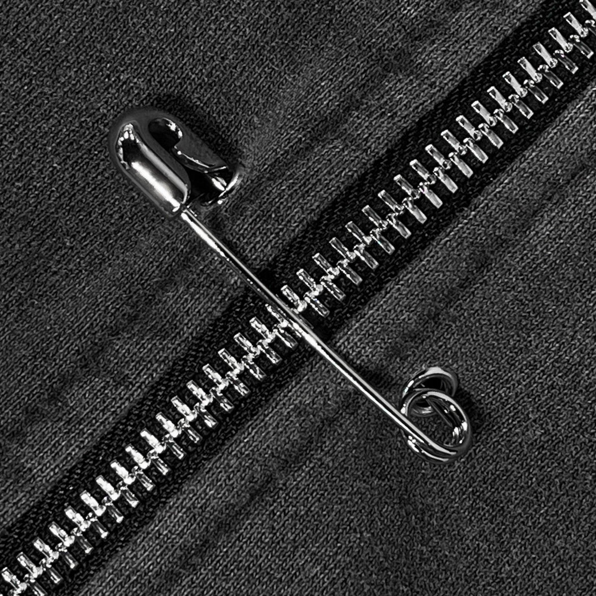 Saefty Pin Washed Zip Hoodie