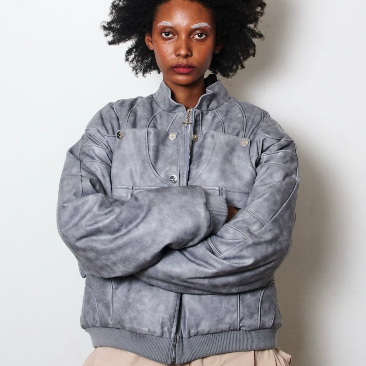 Convertible Bomber Backpack Jacket