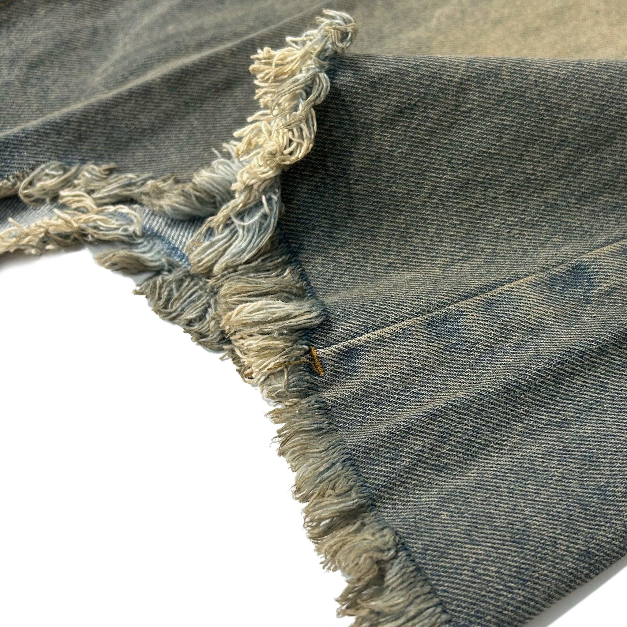 Raw Edge Denim Shorts