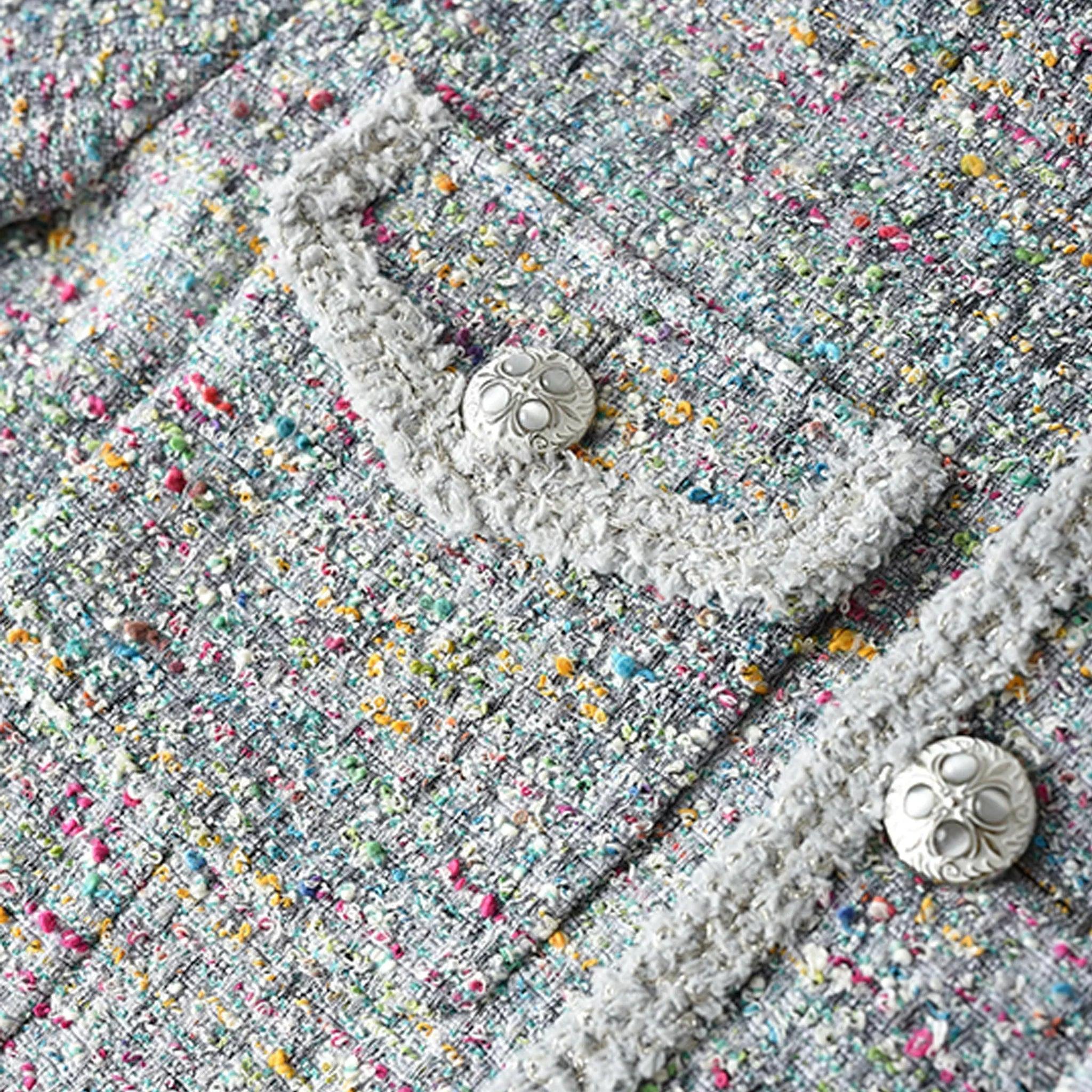 Boucle Tweed Short Jacket - BIRTH OF ROYAL CHILD - VENTURER