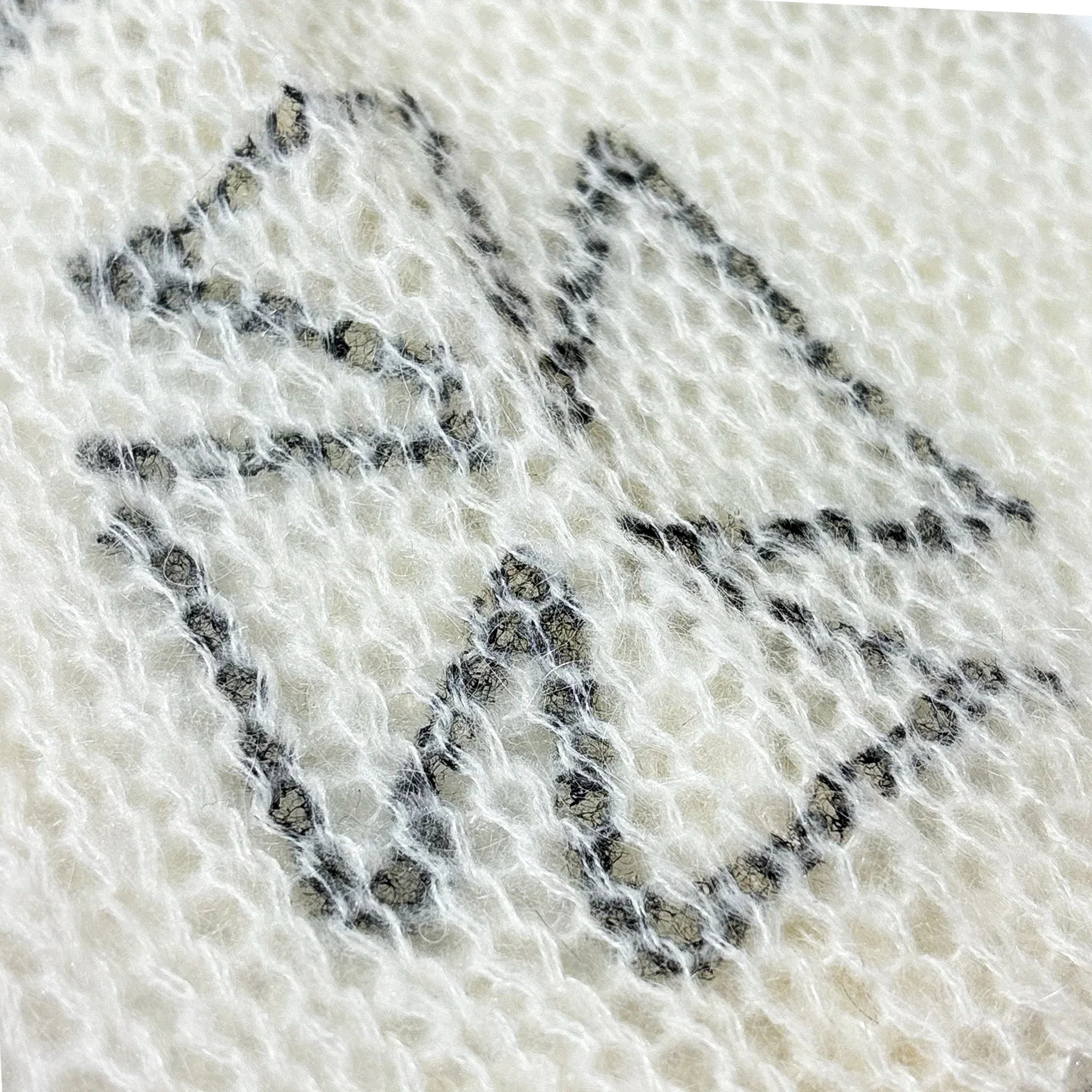 ASKYURSELF (アスクユアセルフ)商品ページ - Loose Cross Knit - Ecru