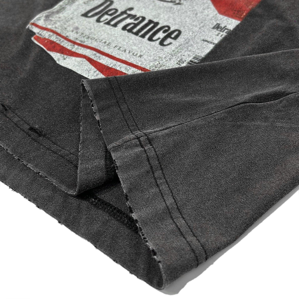 Antisocial Flavor Red Vintage Cropped T-Shirt