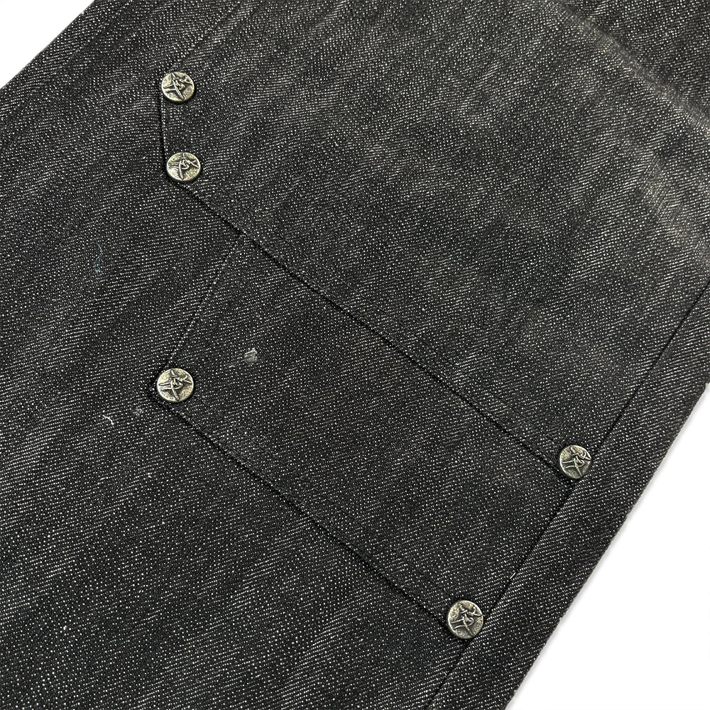 Gideon Double-layered Workpants Distressed Baggy Denims