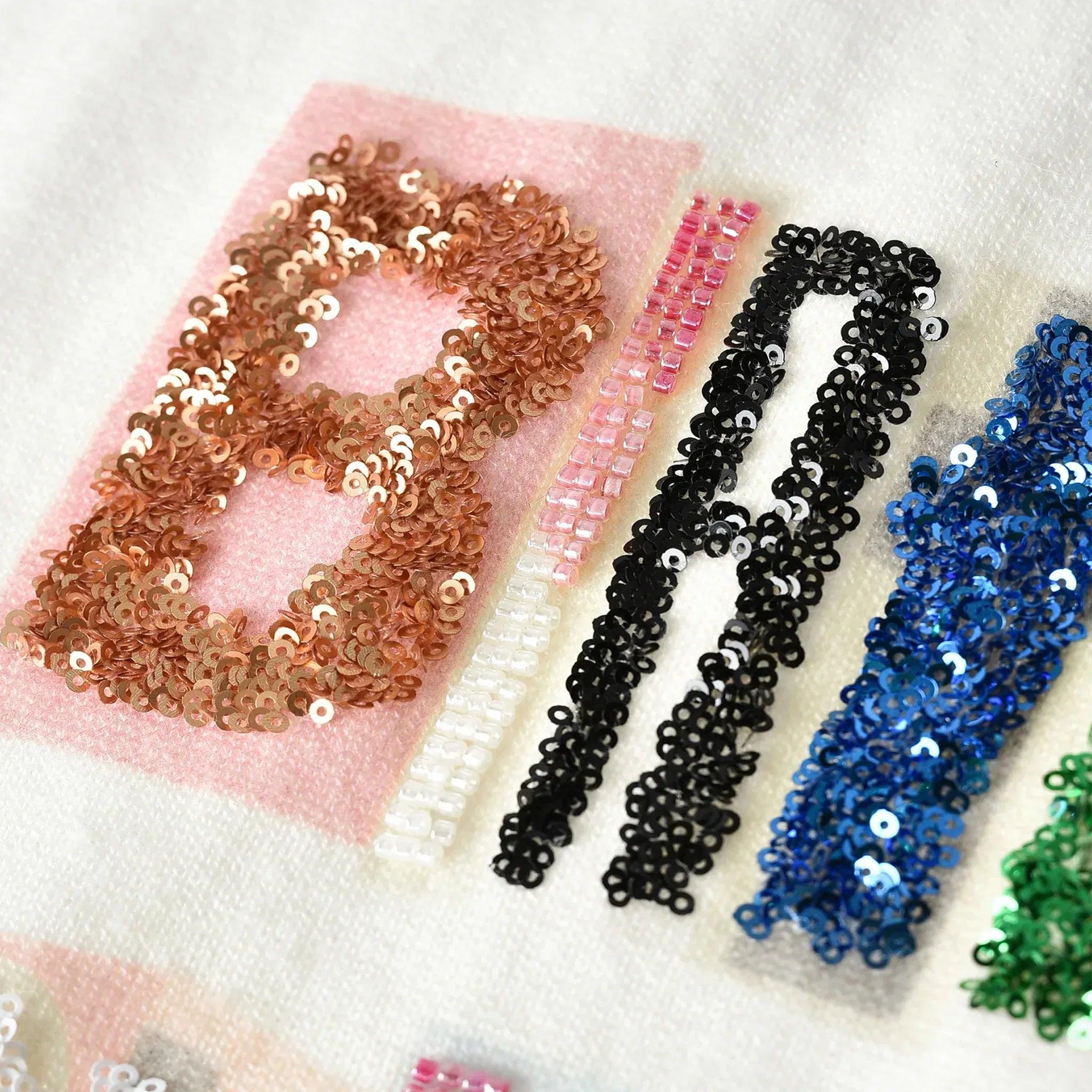 Sequin Logo LS Tee - BIRTH OF ROYAL CHILD - VENTURER