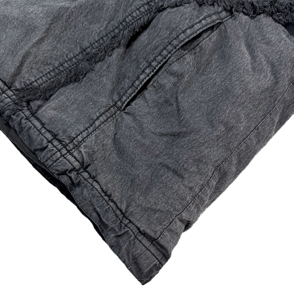 Destroyed Gradation Washing Puffer Jacket