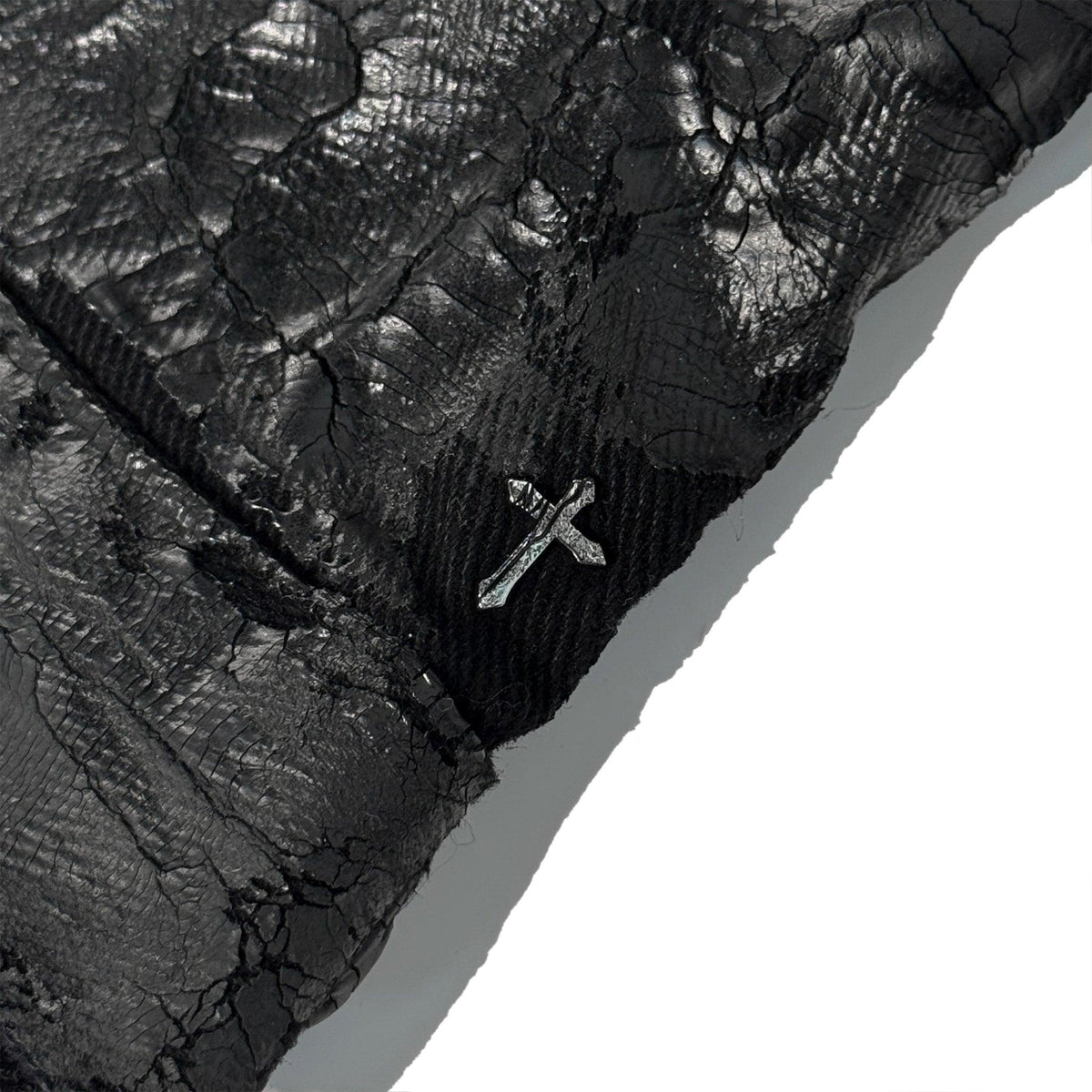 Hard Coating Cross Bomber Jacket