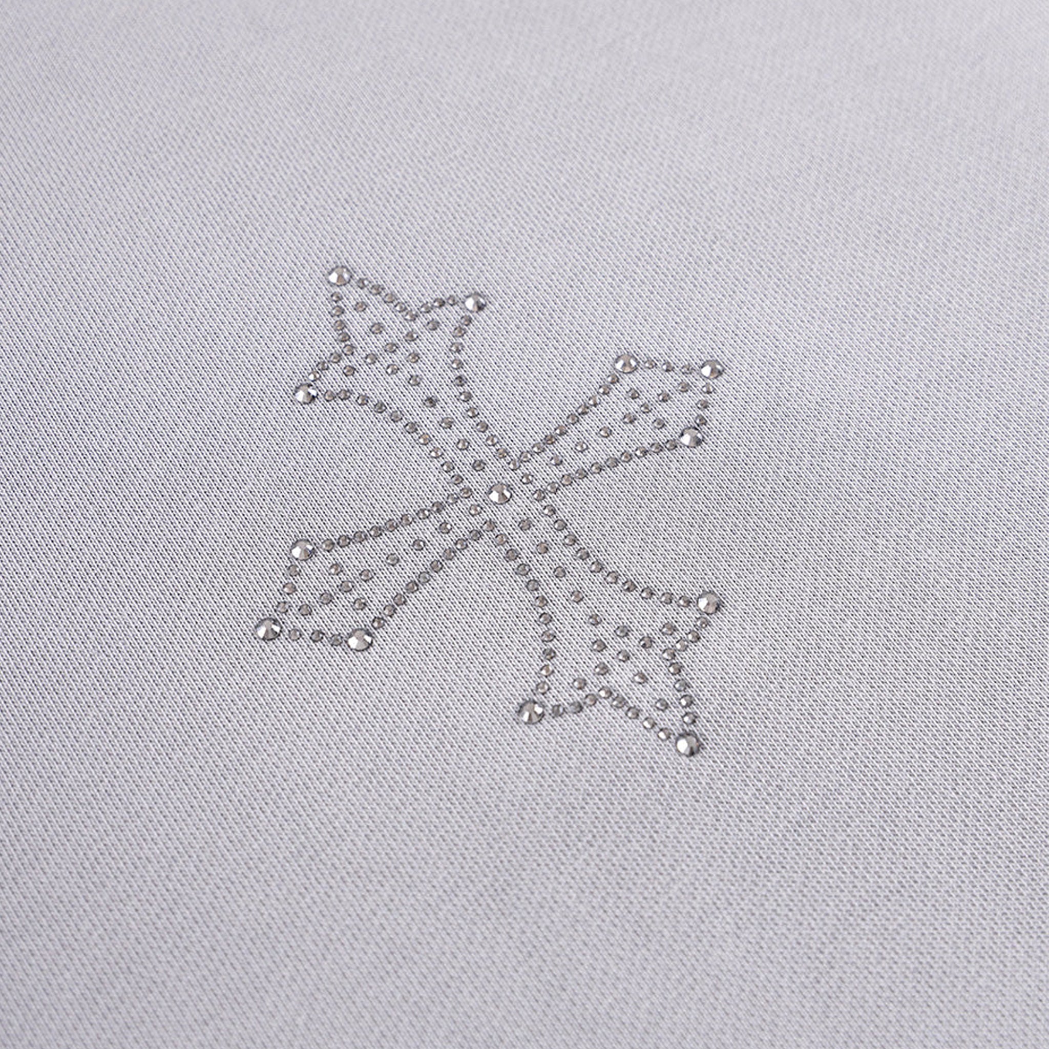 Dagger Cross Rhinestone Zip Hoodie