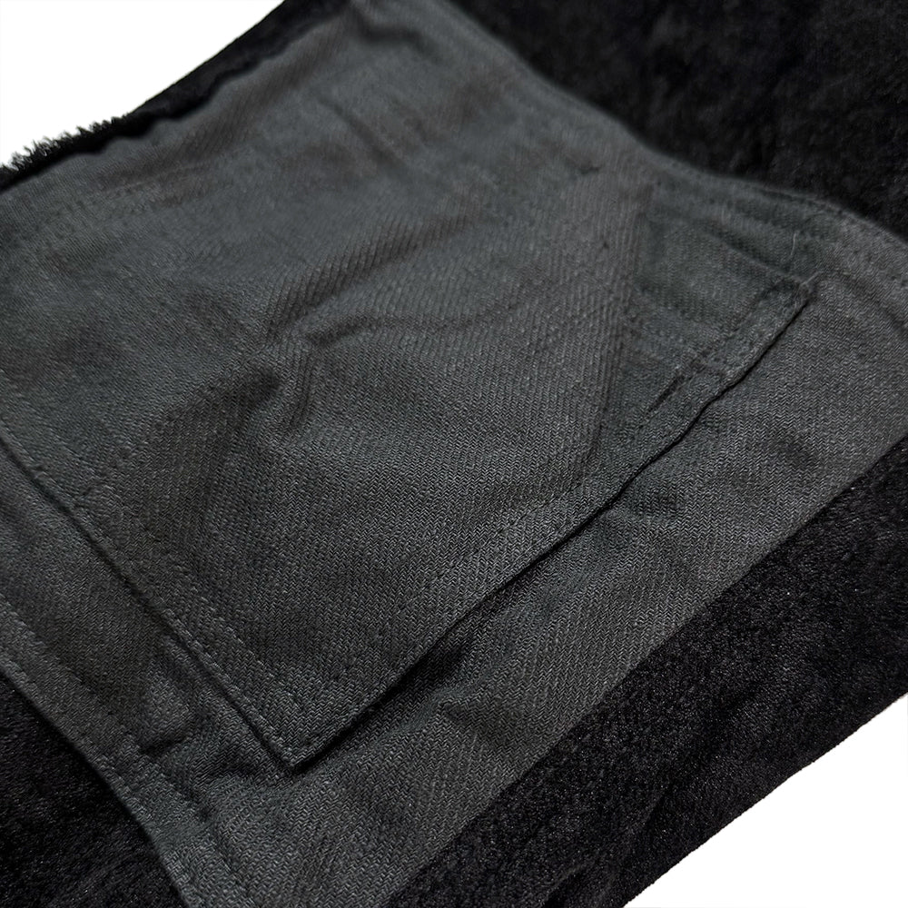 Velvet Cotton Big Pocket Bomber Jacket