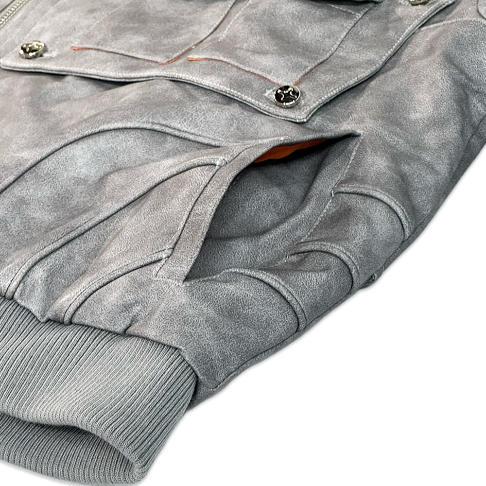 Convertible Bomber Backpack Jacket