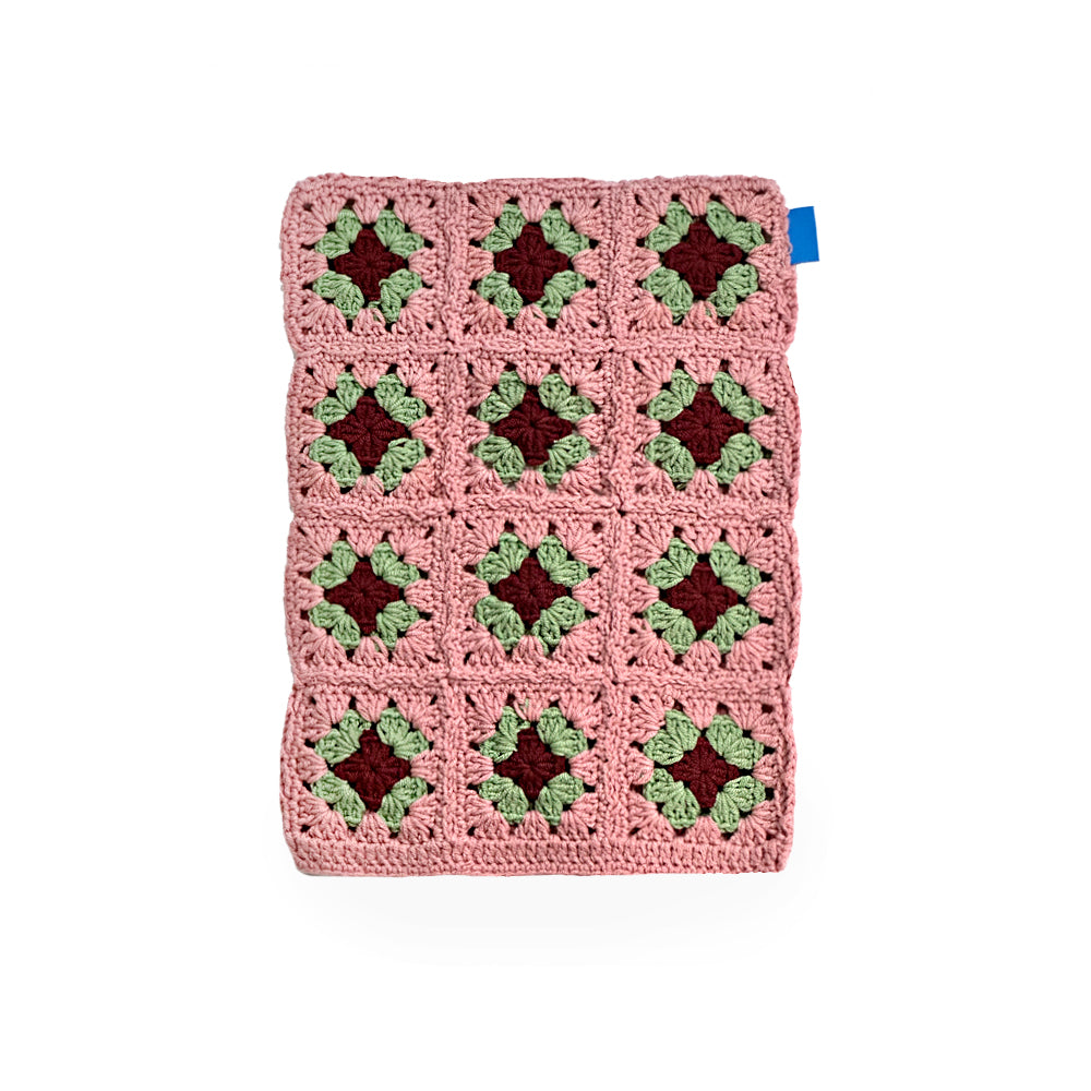 Pink Berry Crochet Ski Mask