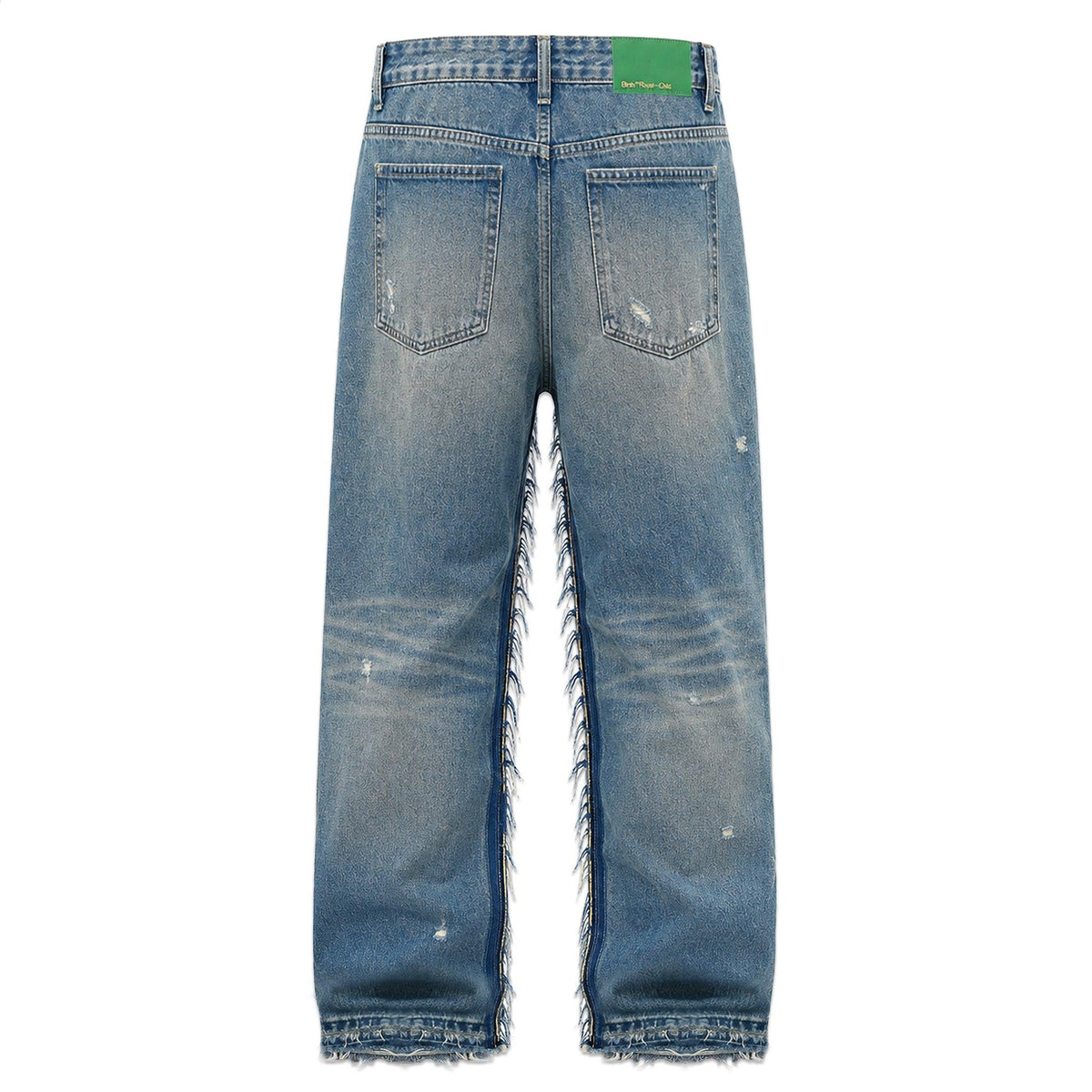 Layered Distressed Jeans