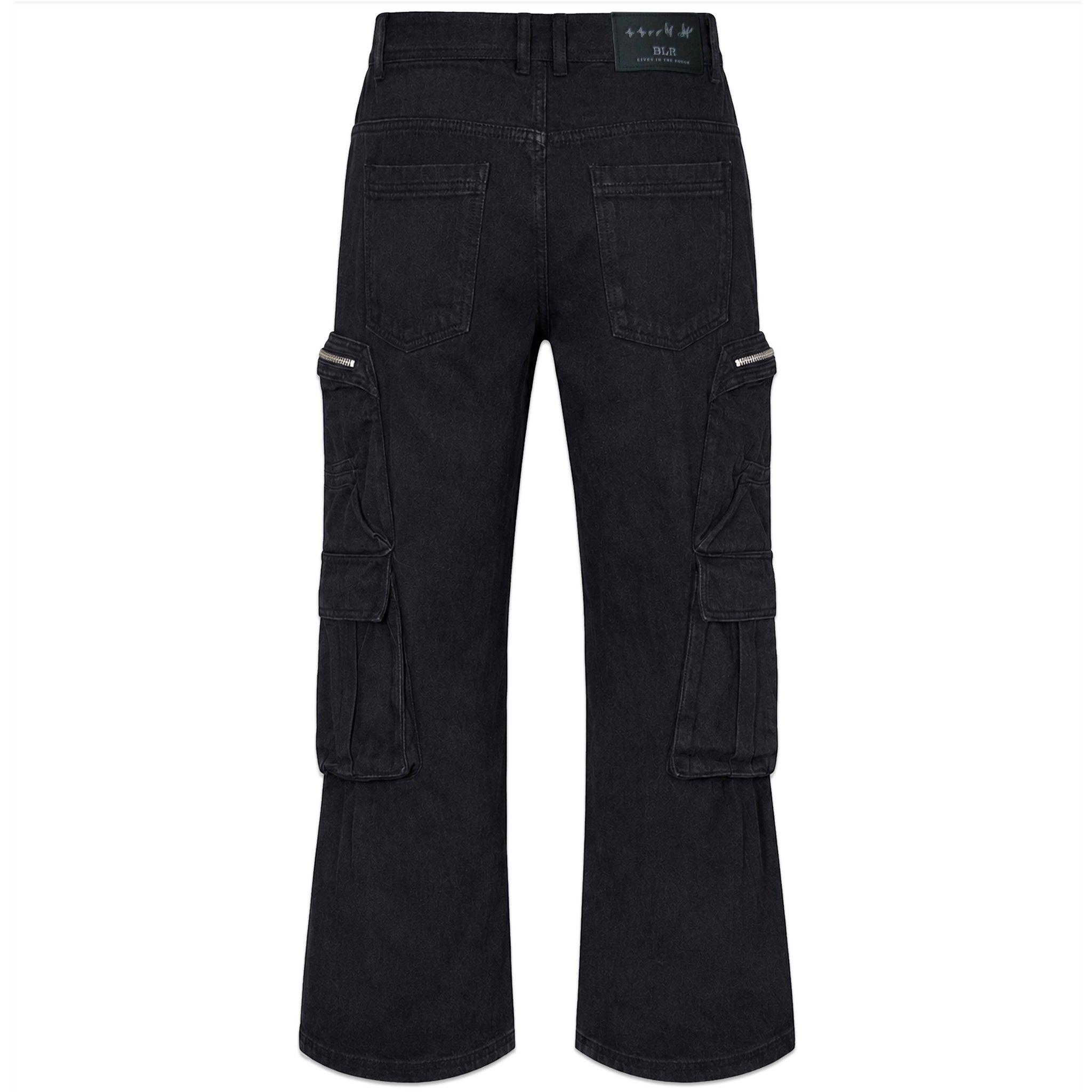 Multi Pocket Wide Cargo Pants