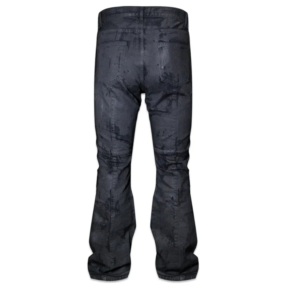 パンツ LAST NEST BLACK COATING DENIME LAST NEST(ラストネスト)商品ページ - Coating Denim Flare Pants