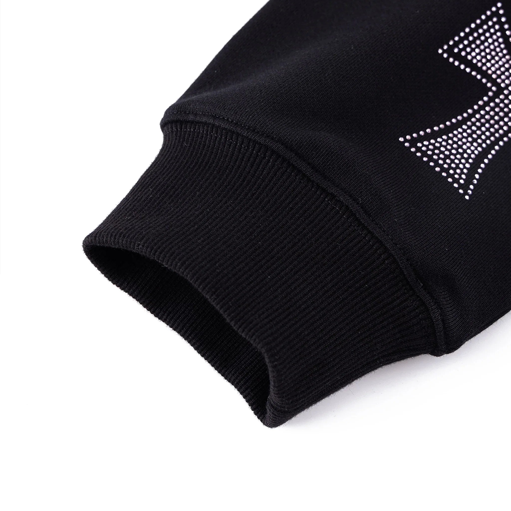 Cross Rhinestone Zip Up Hoodie - UNKNOWN LONDON - VENTURER