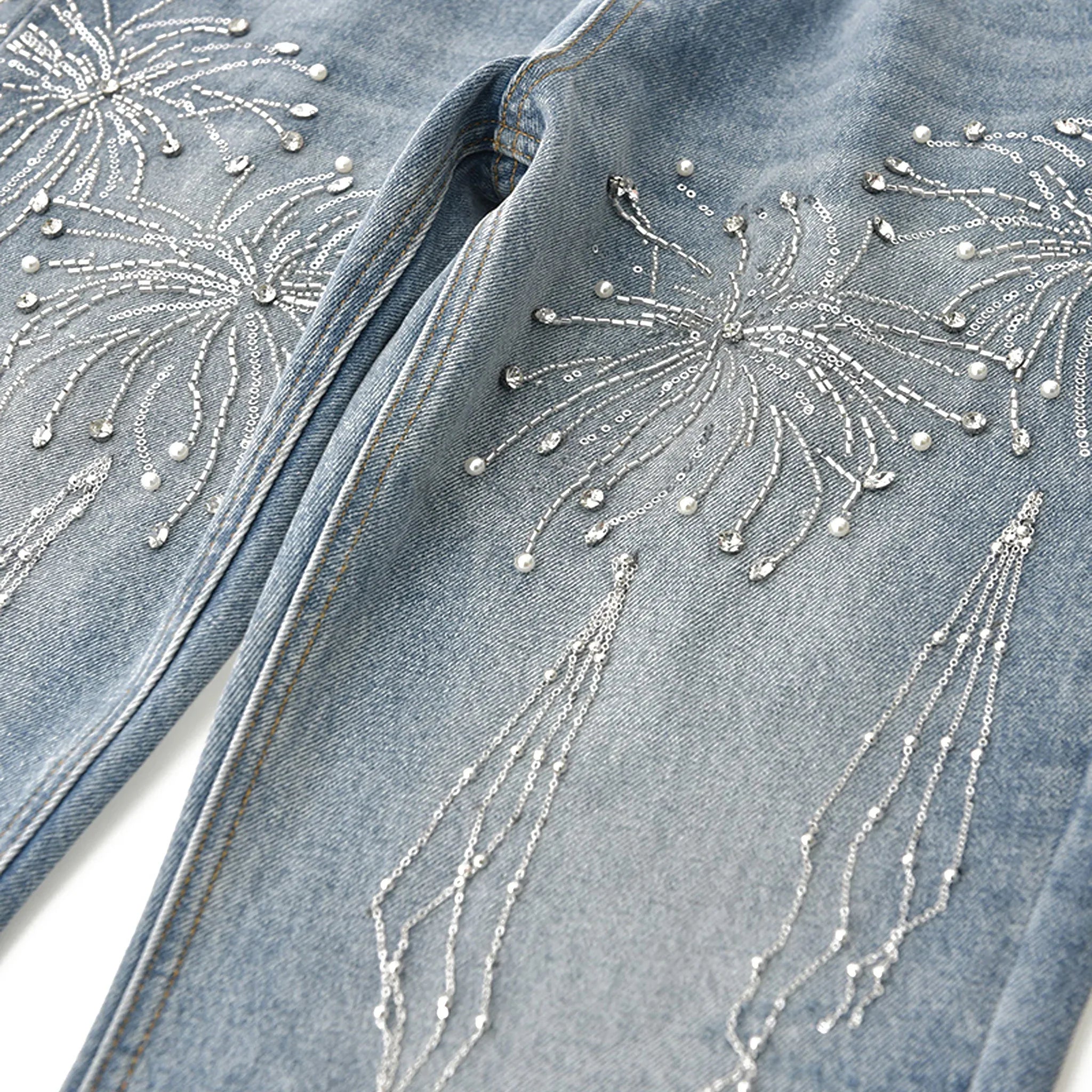 Fireworks Washed Denim - BIRTH OF ROYAL CHILD - VENTURER