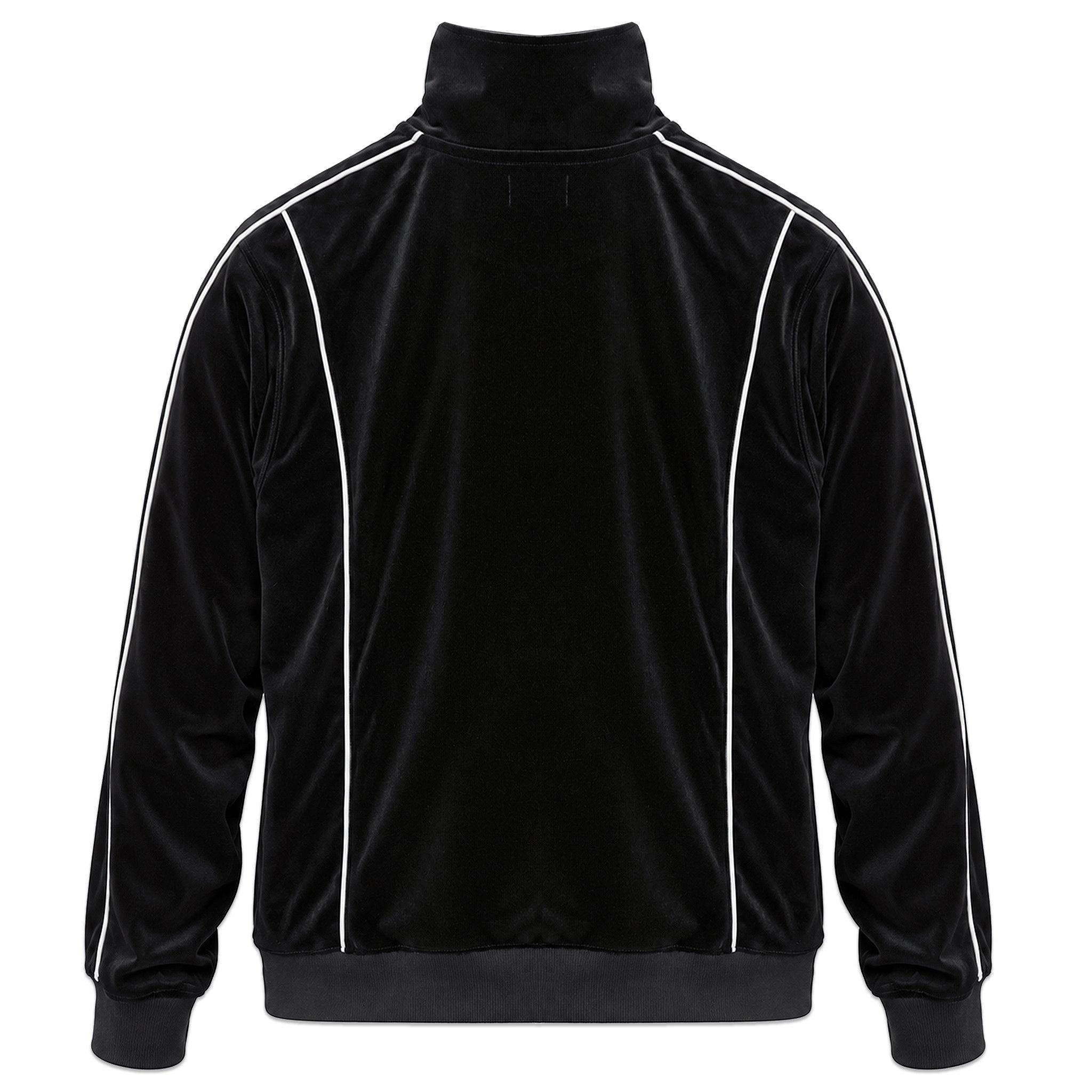 LAST NEST Product Page - Velvet Track Jacket - Black - VENTURER