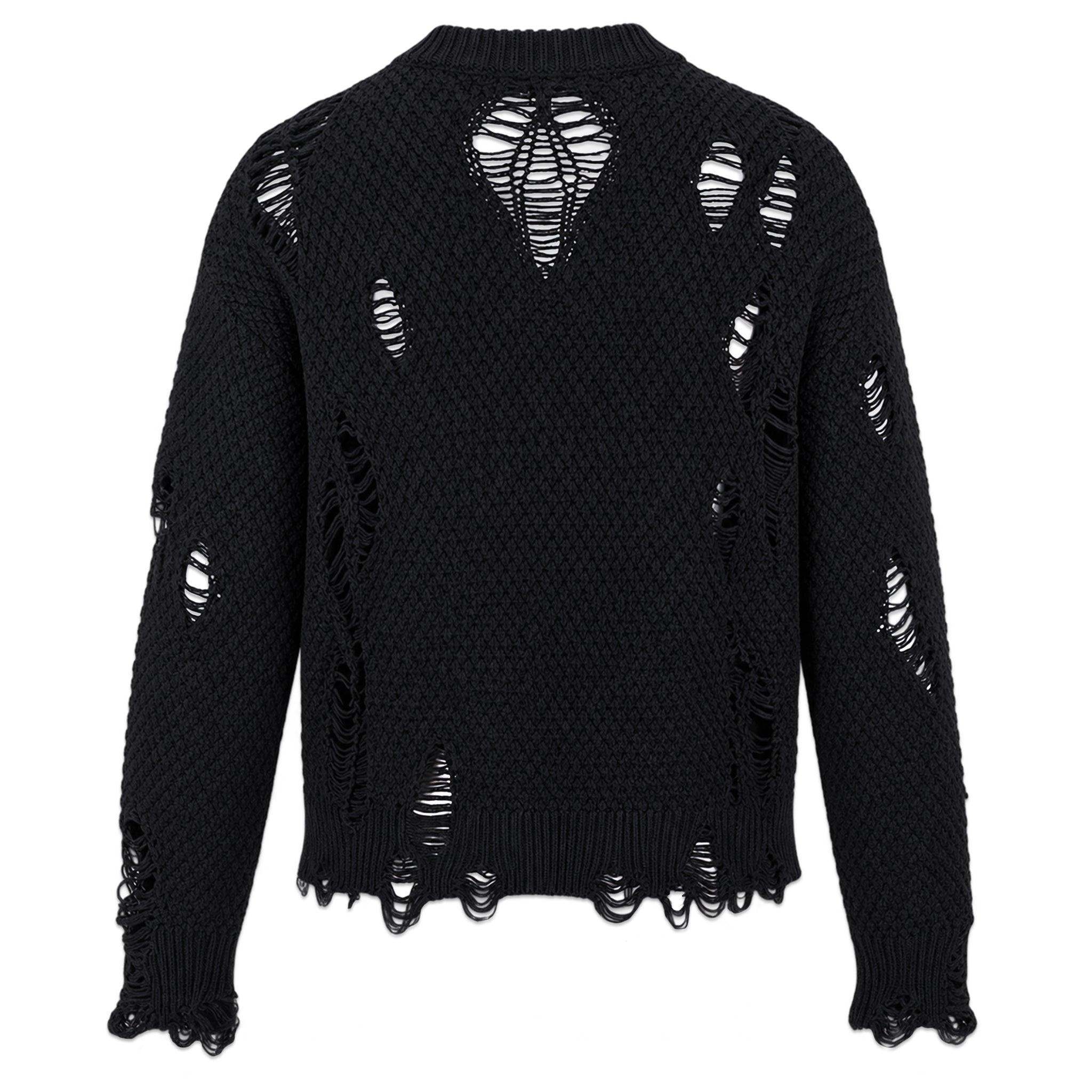 LAST NEST(ラストネスト)商品ページ - Damaged Cardigan - Black