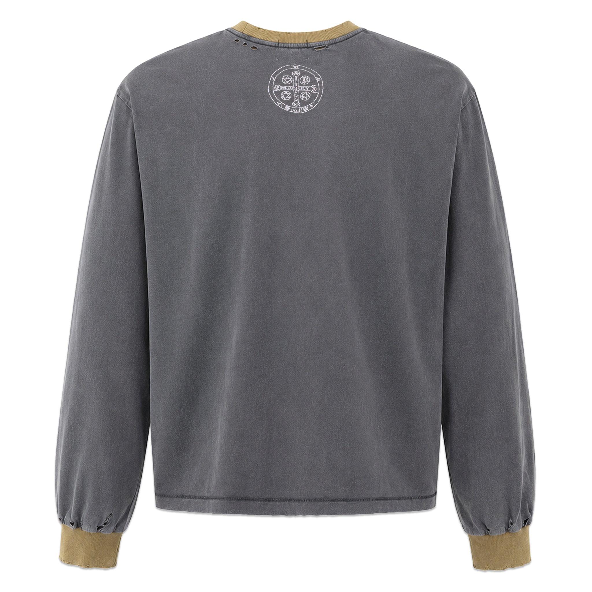 Studded Graphic Long-Sleeve Tee