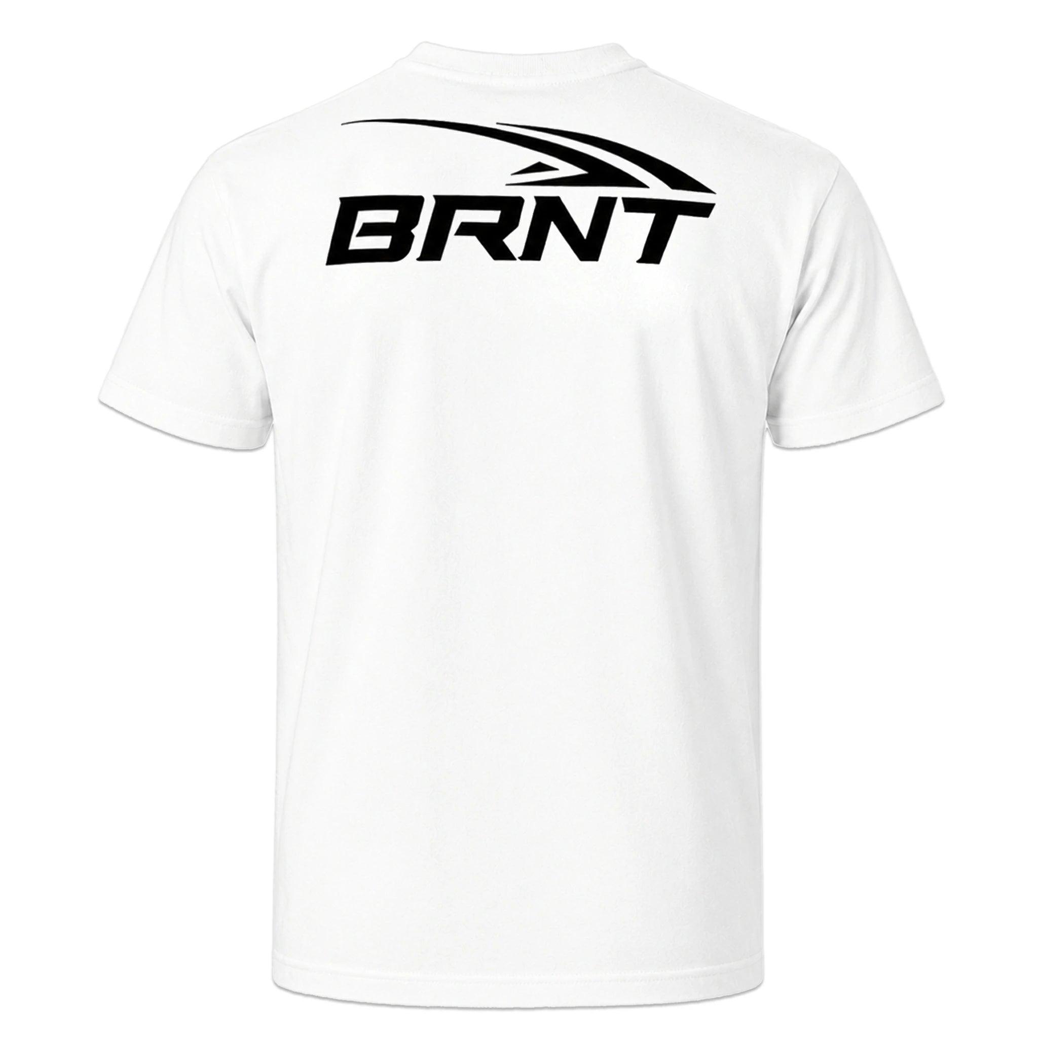 BRNT BACK LOGO MUSCLE FIT T-SHIRTS