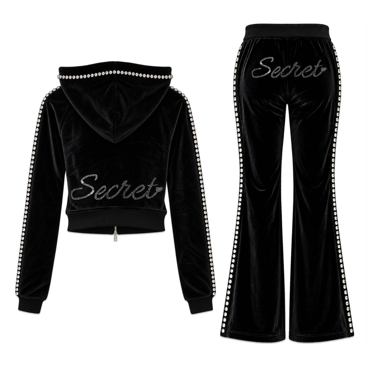 Womens Velvet Tracksuit