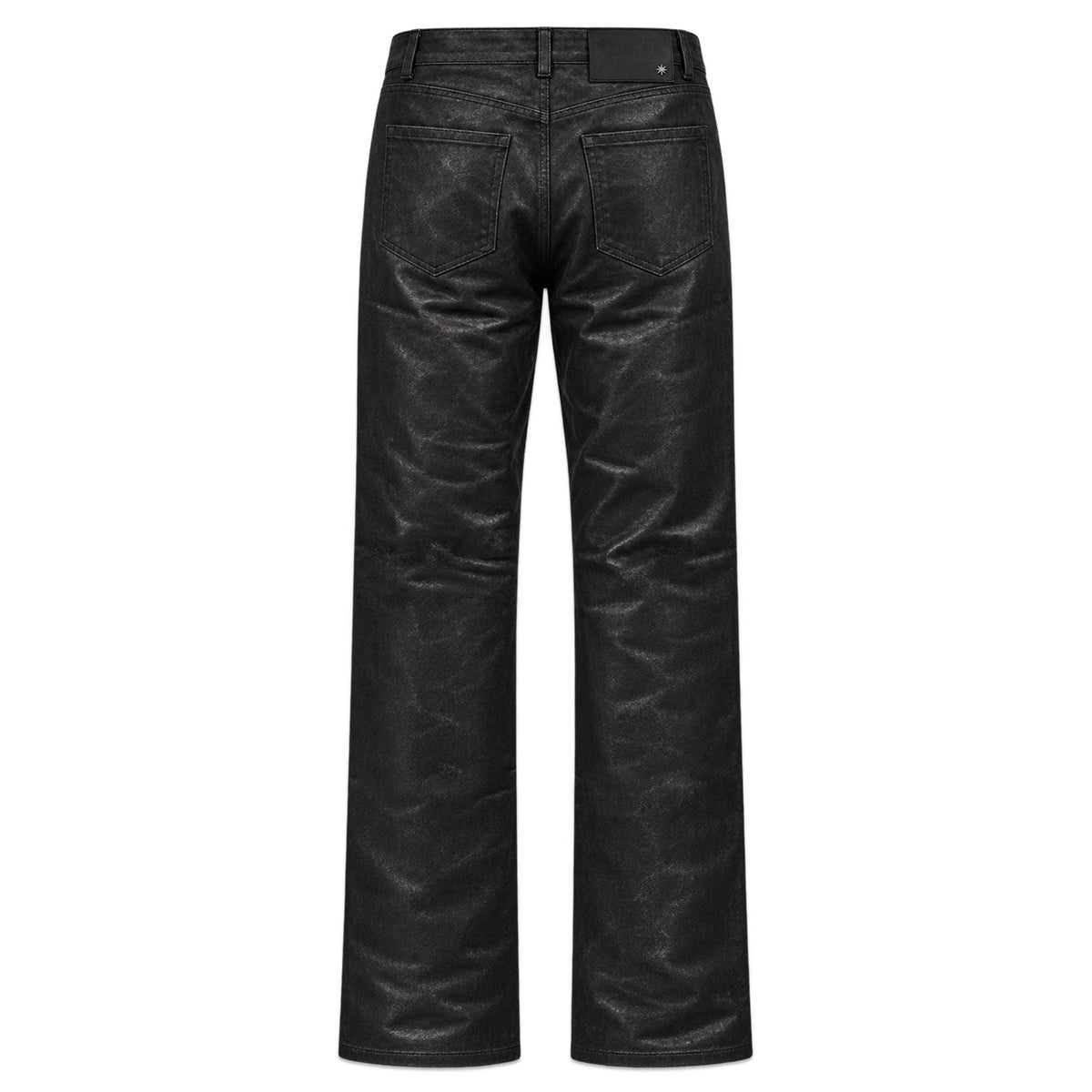 Leather Washed Pants