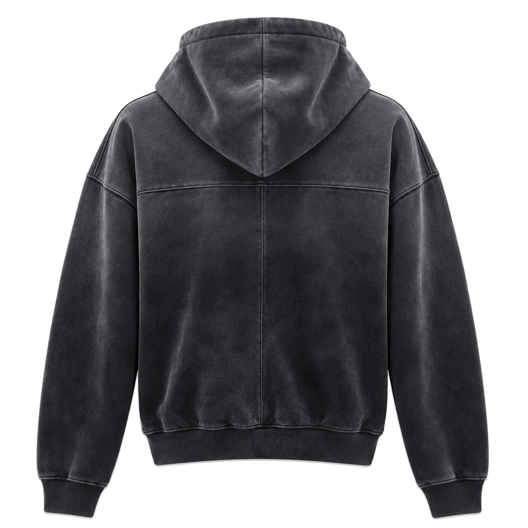 LAST NEST(ラストネスト)商品ページ - Saefty Pin Washed Zip Hoodie