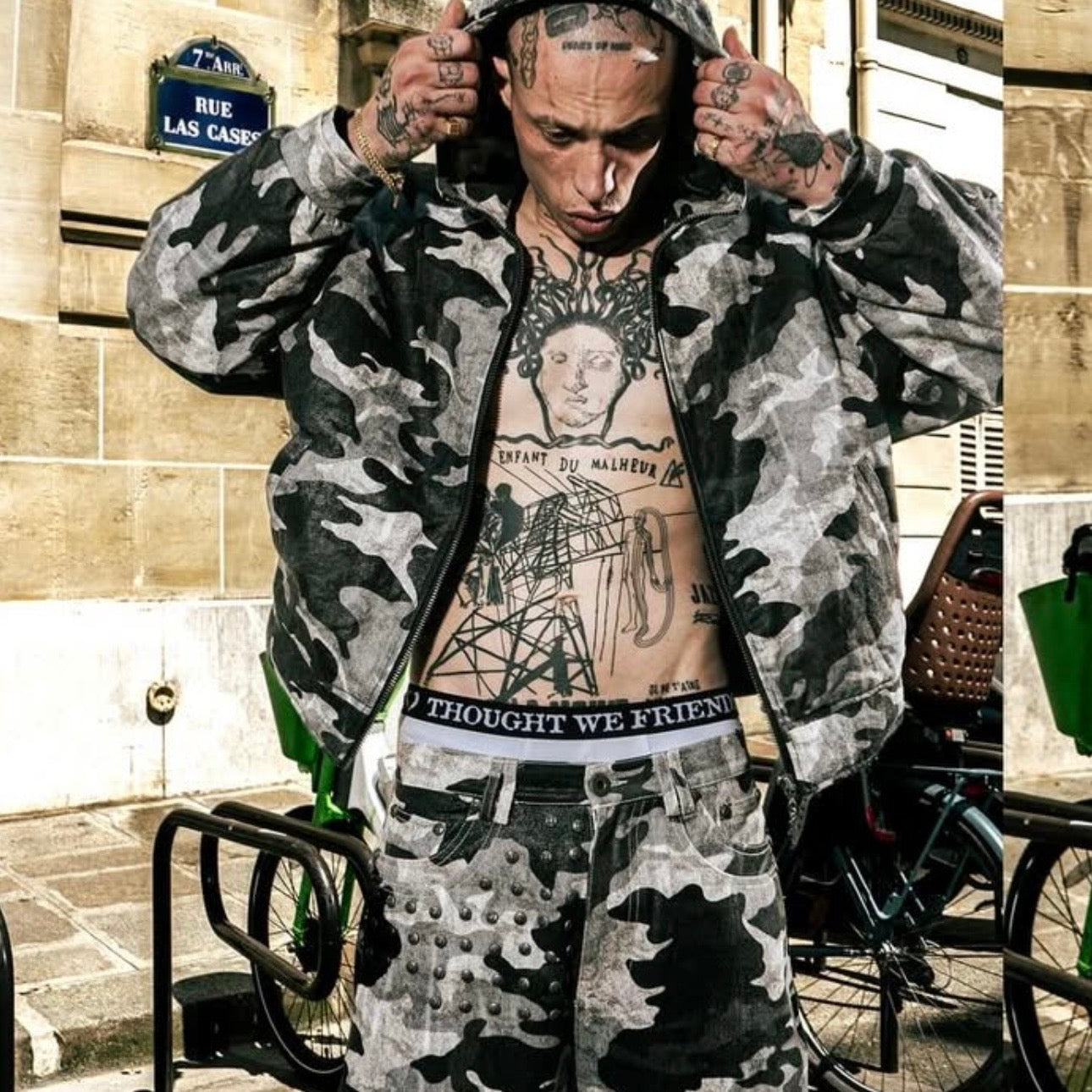 Devlin Distressed Baggy Denims