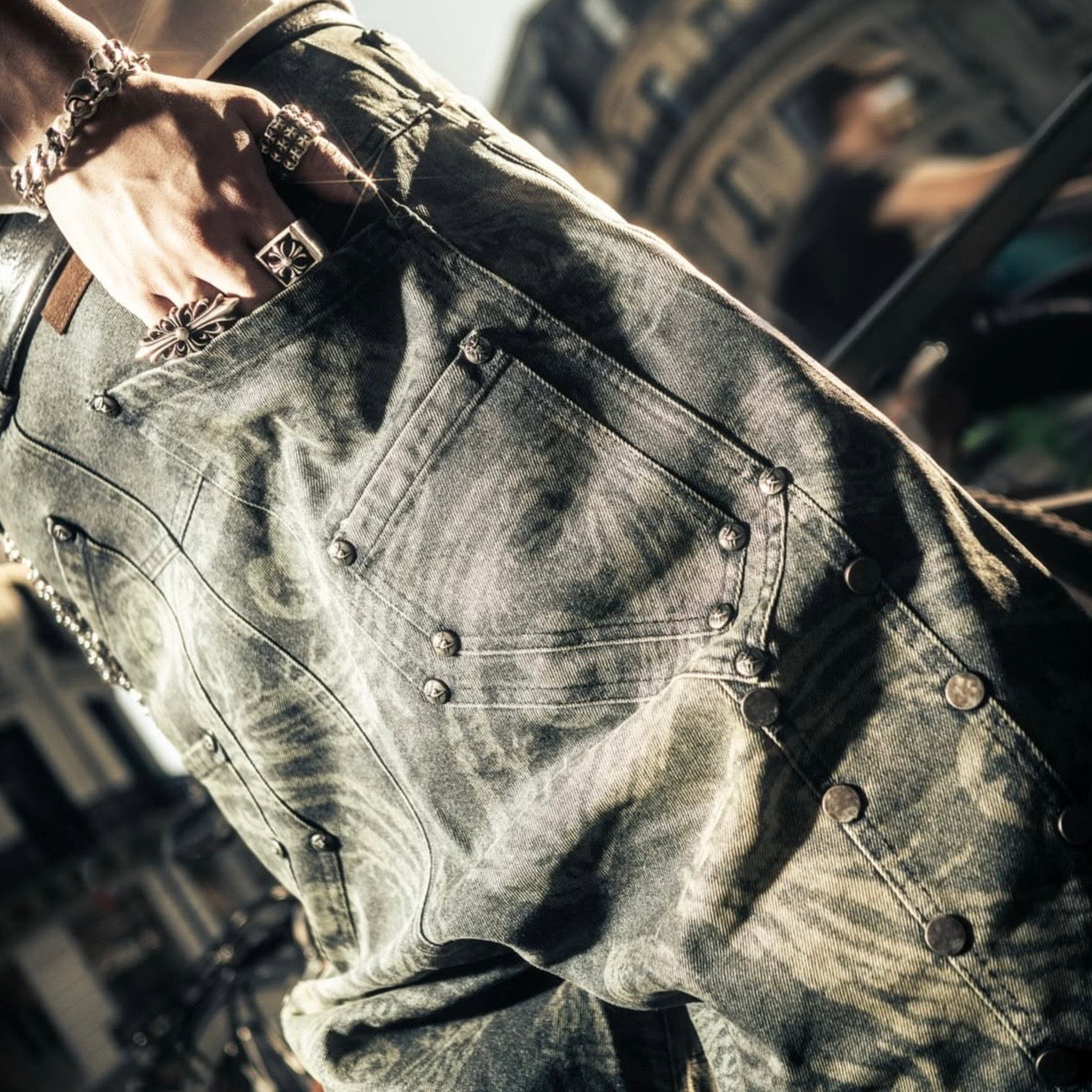 Eyethought 2.0 Distressed Baggy Denims