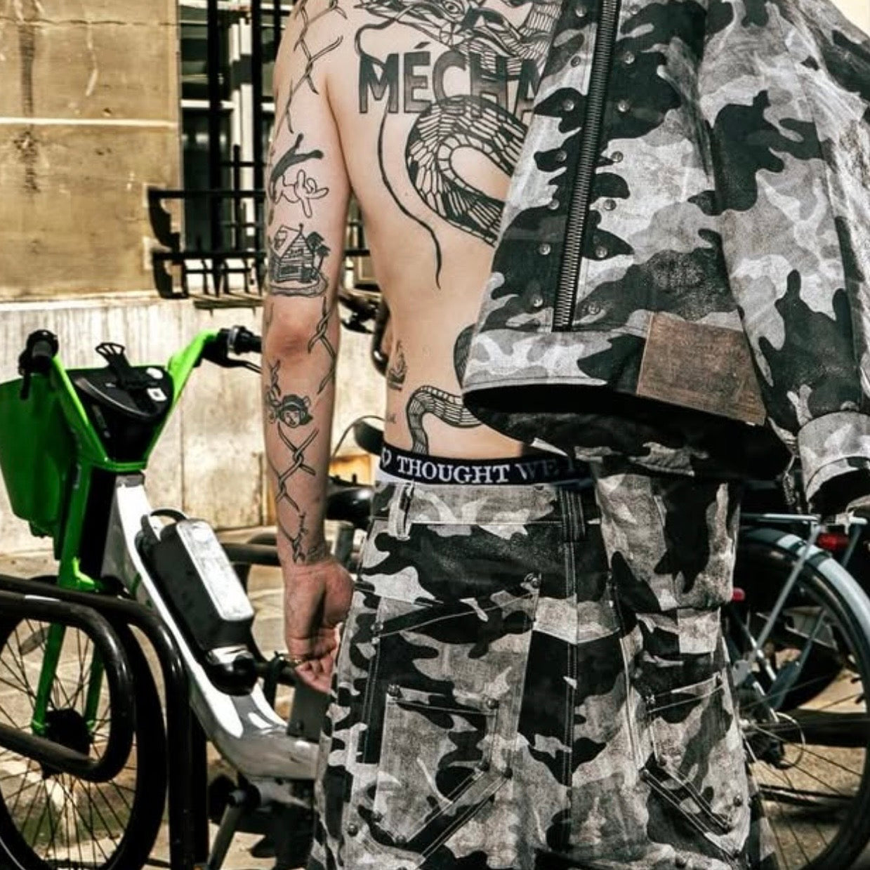 Devlin Distressed Baggy Denims