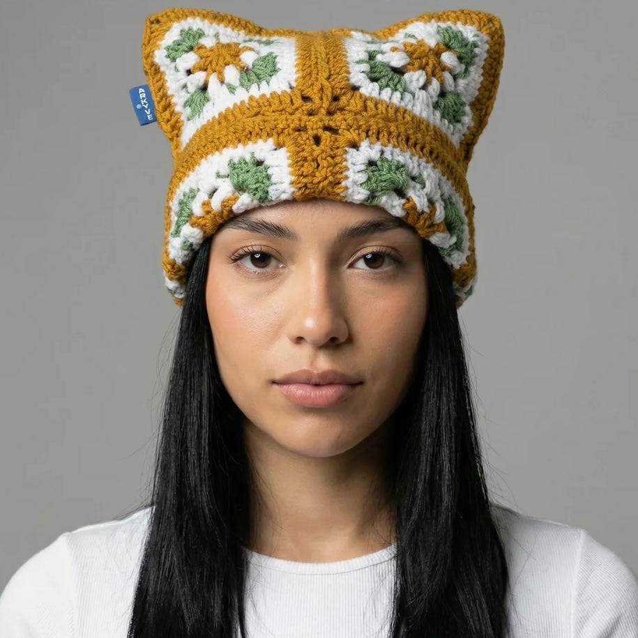 Mud Crochet Cat Hat
