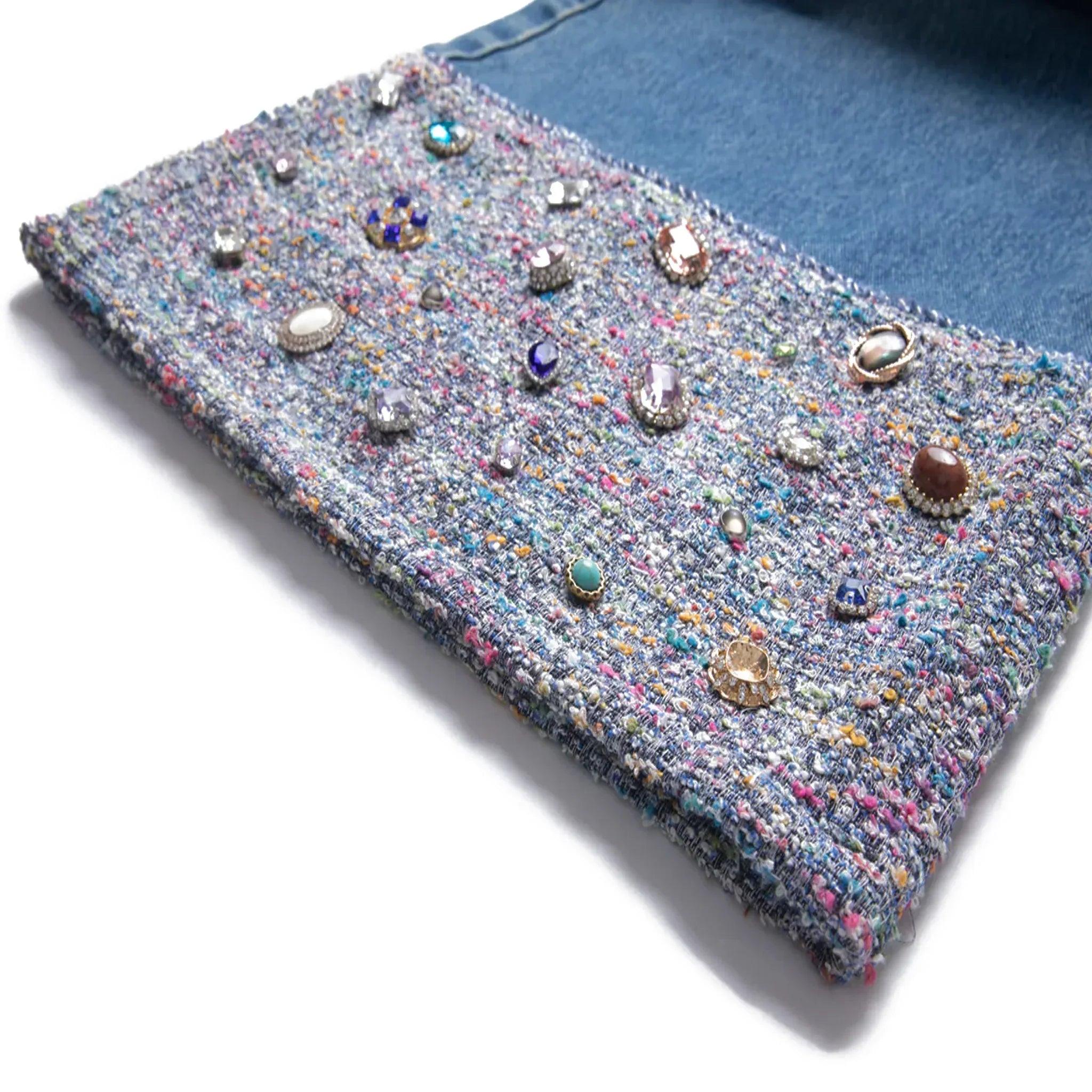 Tweed Patchwork Denim - BIRTH OF ROYAL CHILD - VENTURER