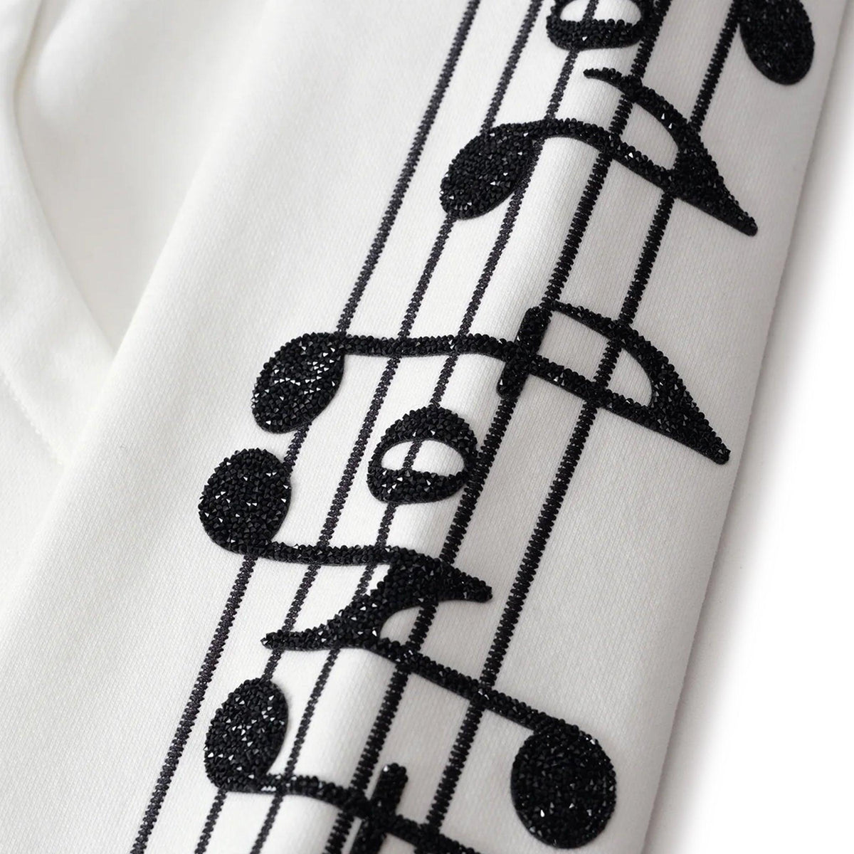 Crystal Notes Zip Hoodie