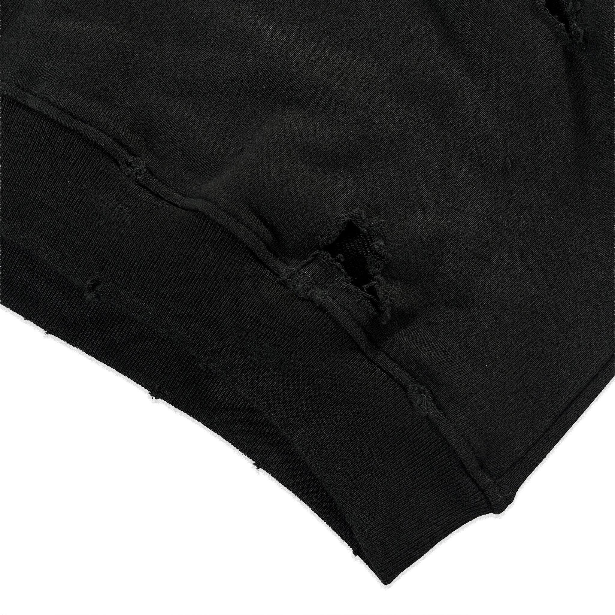 Distressed Zip Up Hoodie - EMOstanceclub - VENTURER