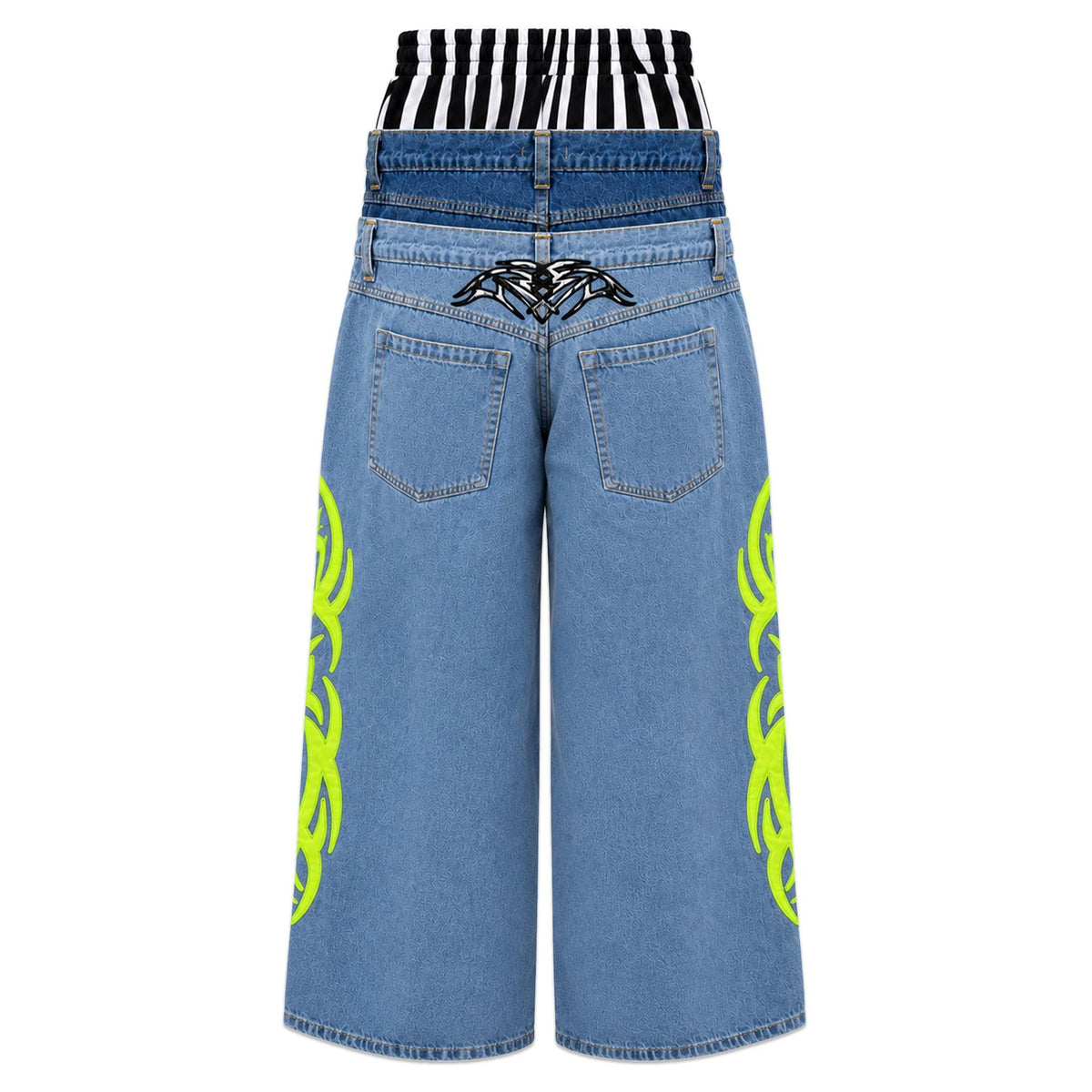 Triple Stack Zebra Jeans