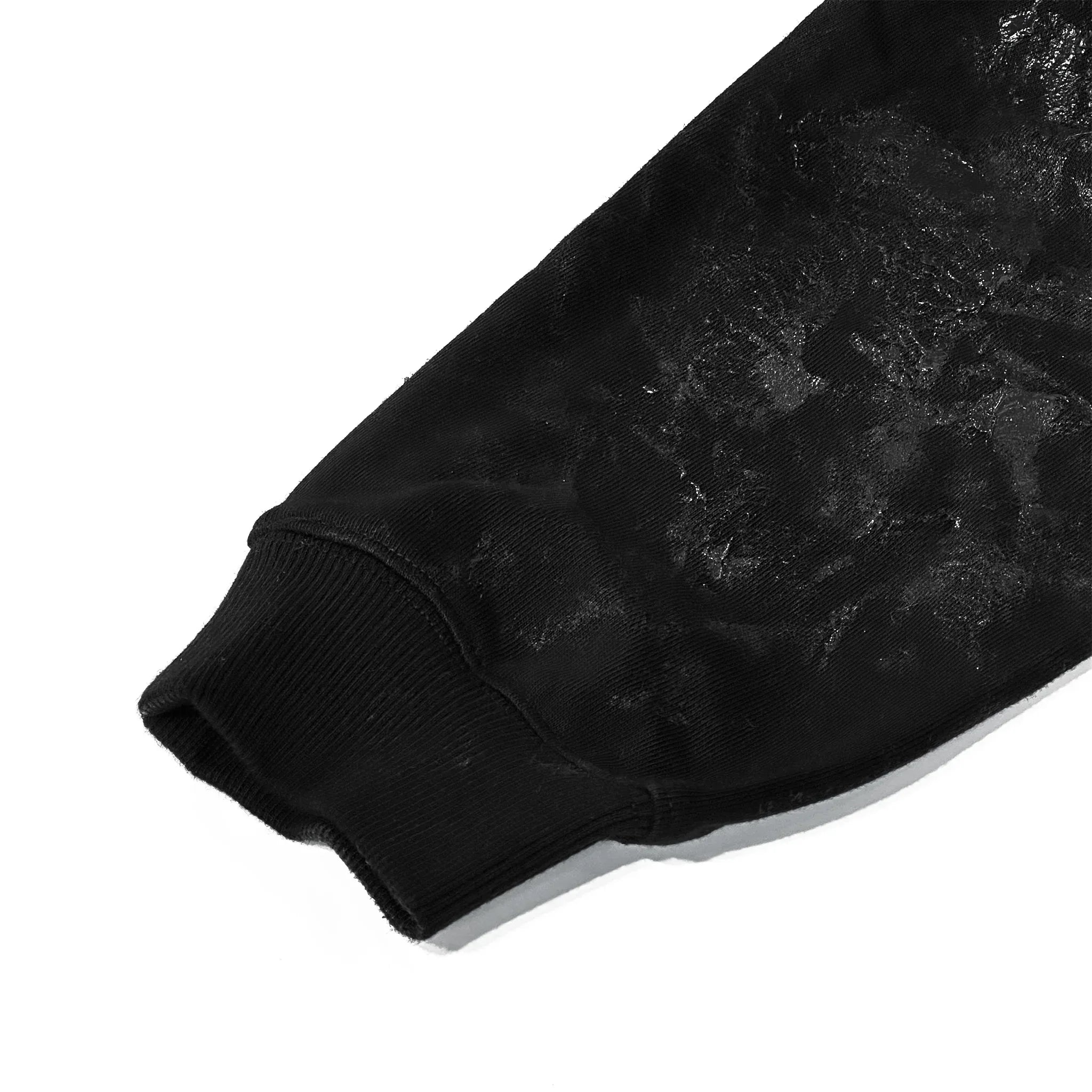 LAST NEST(ラストネスト)商品ページ - Coating Logo Hoodie - Black