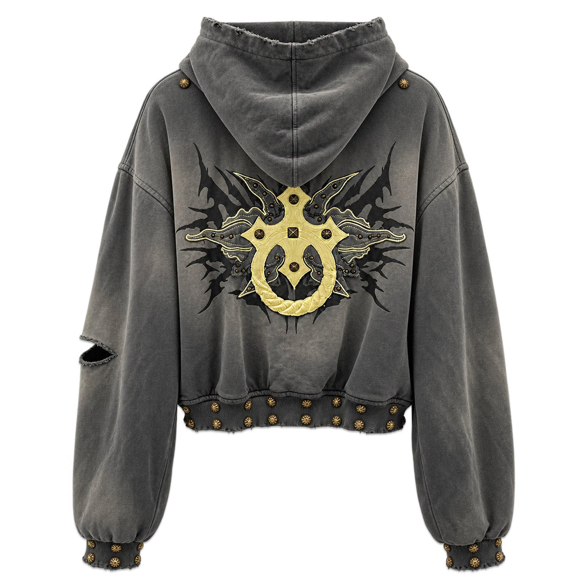 Door Knocker Art Zip Hoodie