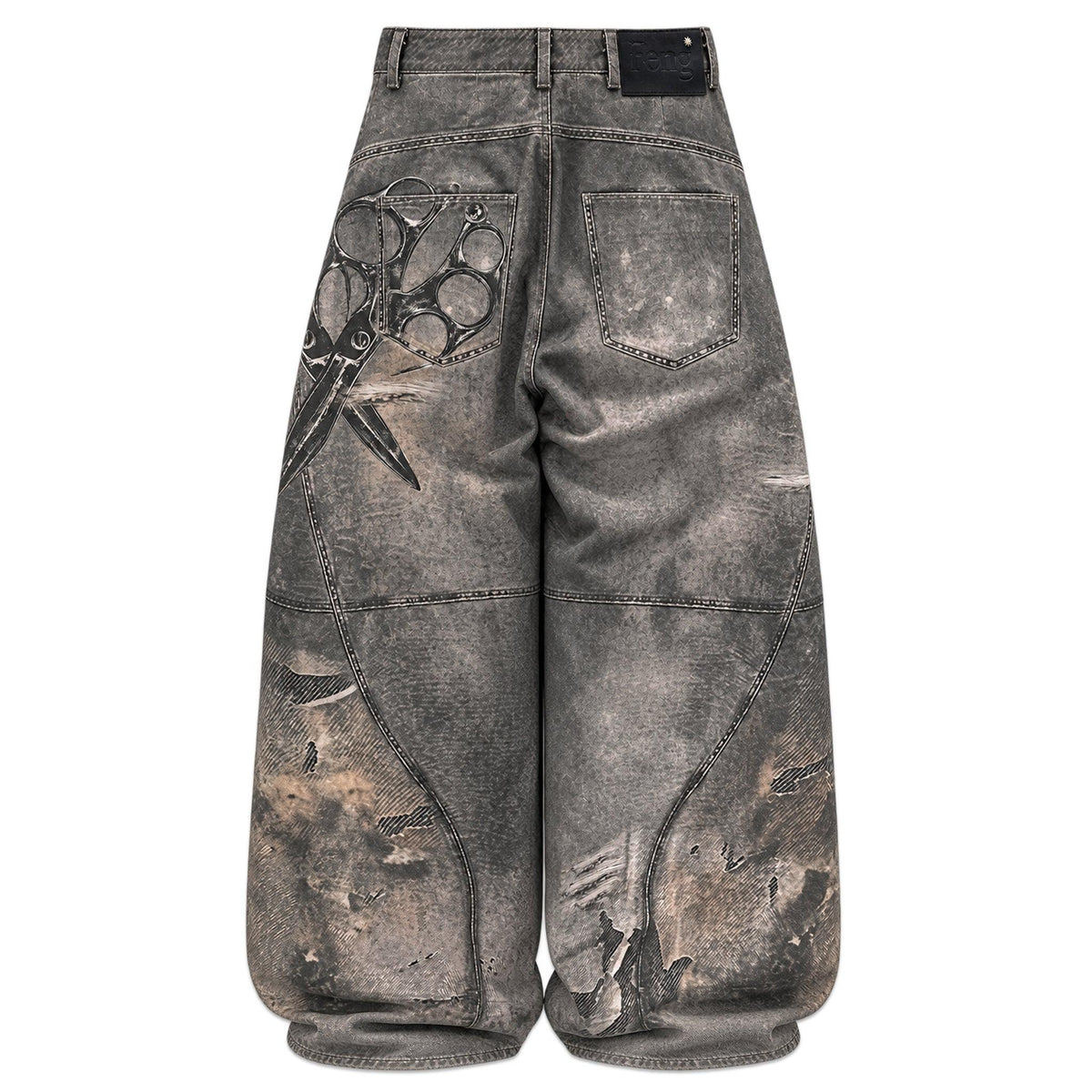 B6 Printed Denim