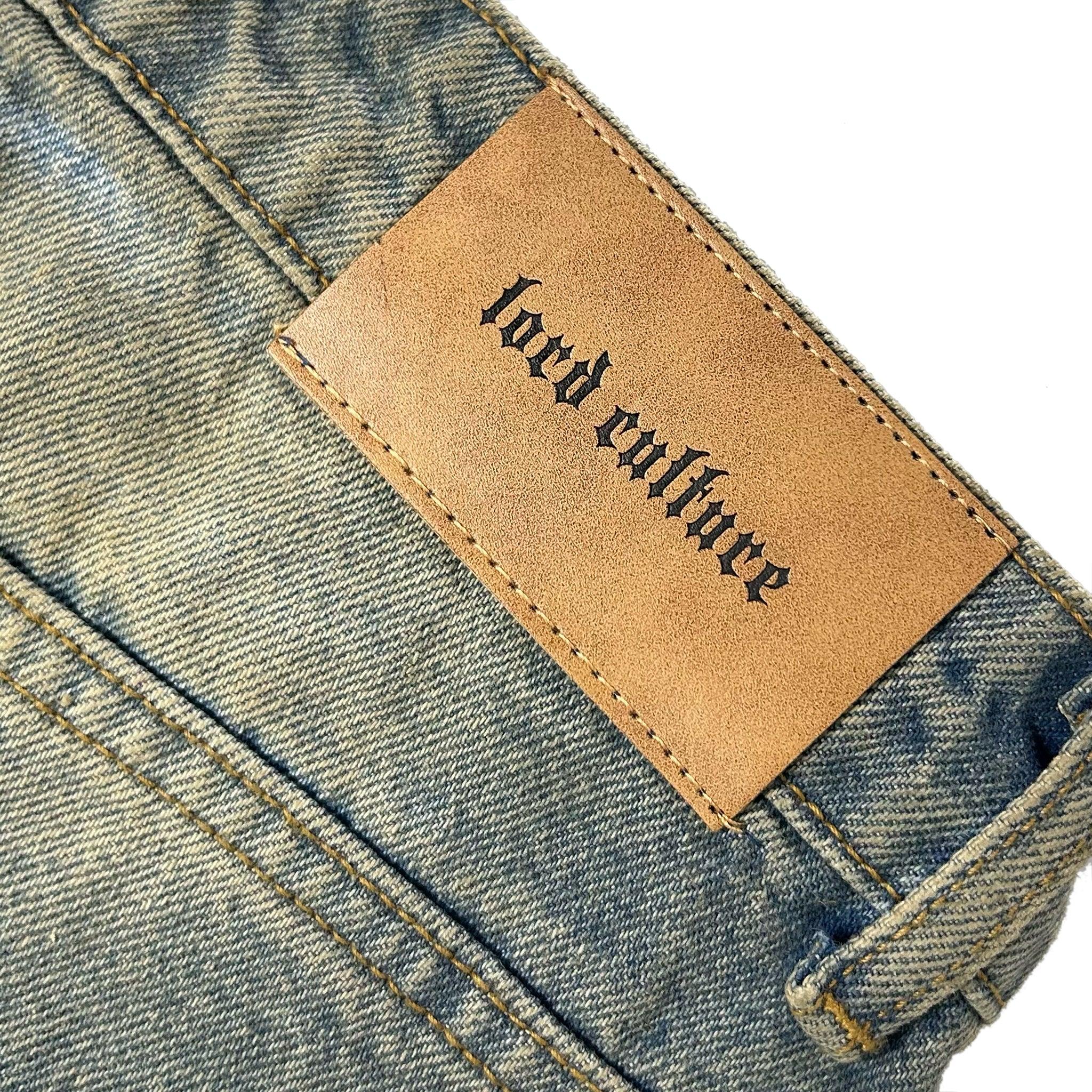 Raw Edge Denim Shorts