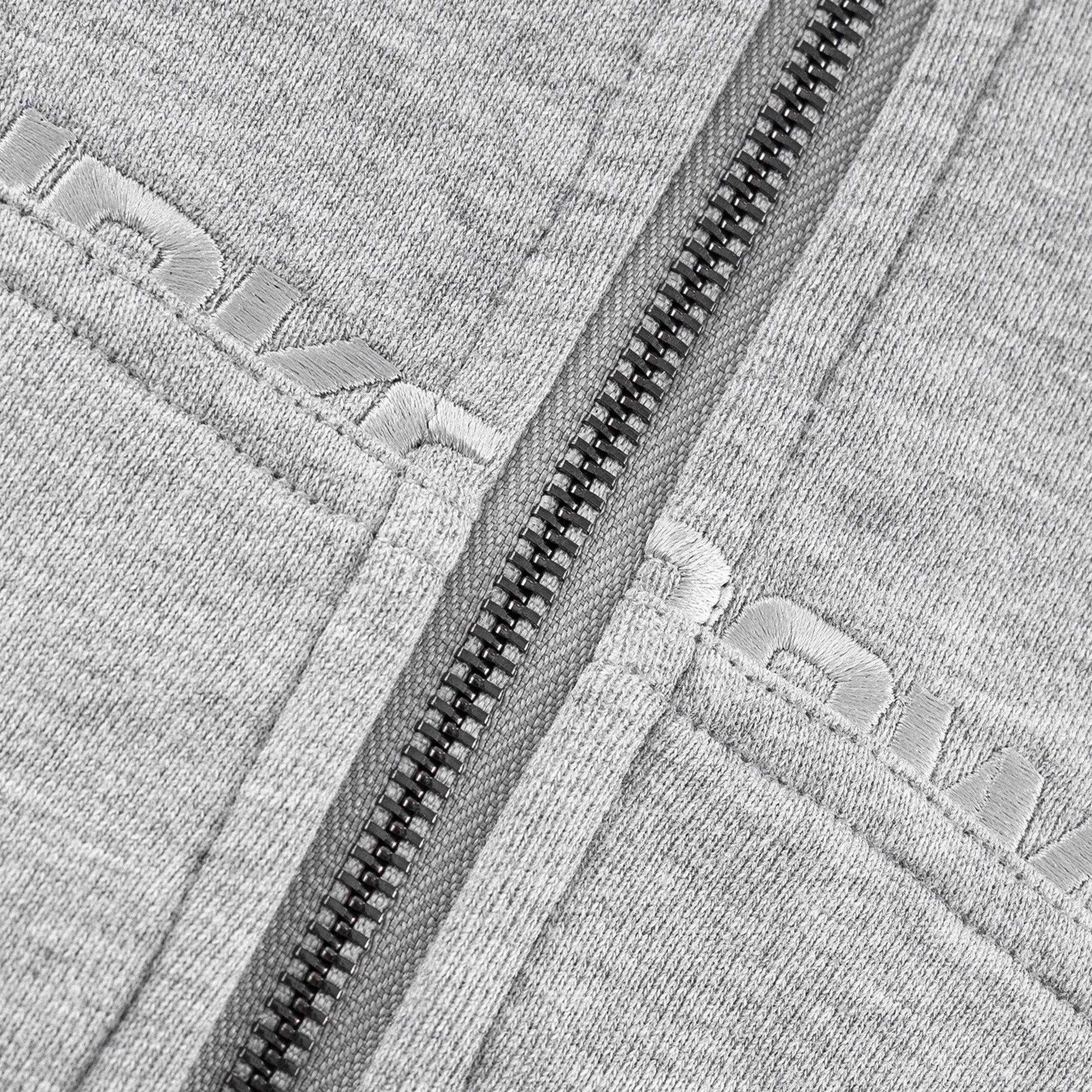 Cross Rhinestone Faux Fur Zip Hoodie - UNKNOWN LONDON - VENTURER